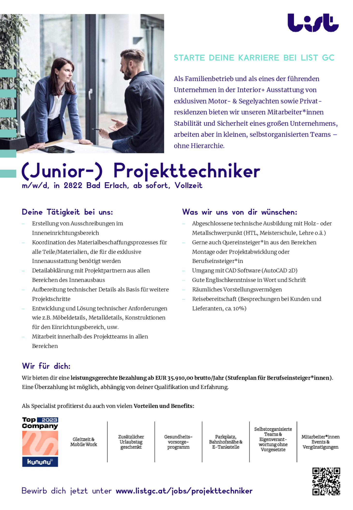 (Junior-) Projekttechniker (m/w/d)