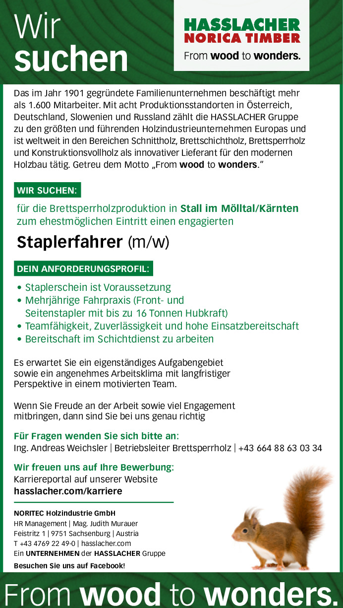 Staplerfahrer (m/w/d)