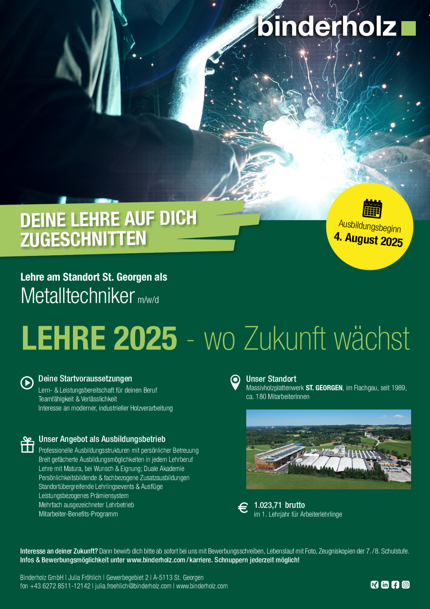 Metalltechniker m/w/d (St. Georgen)