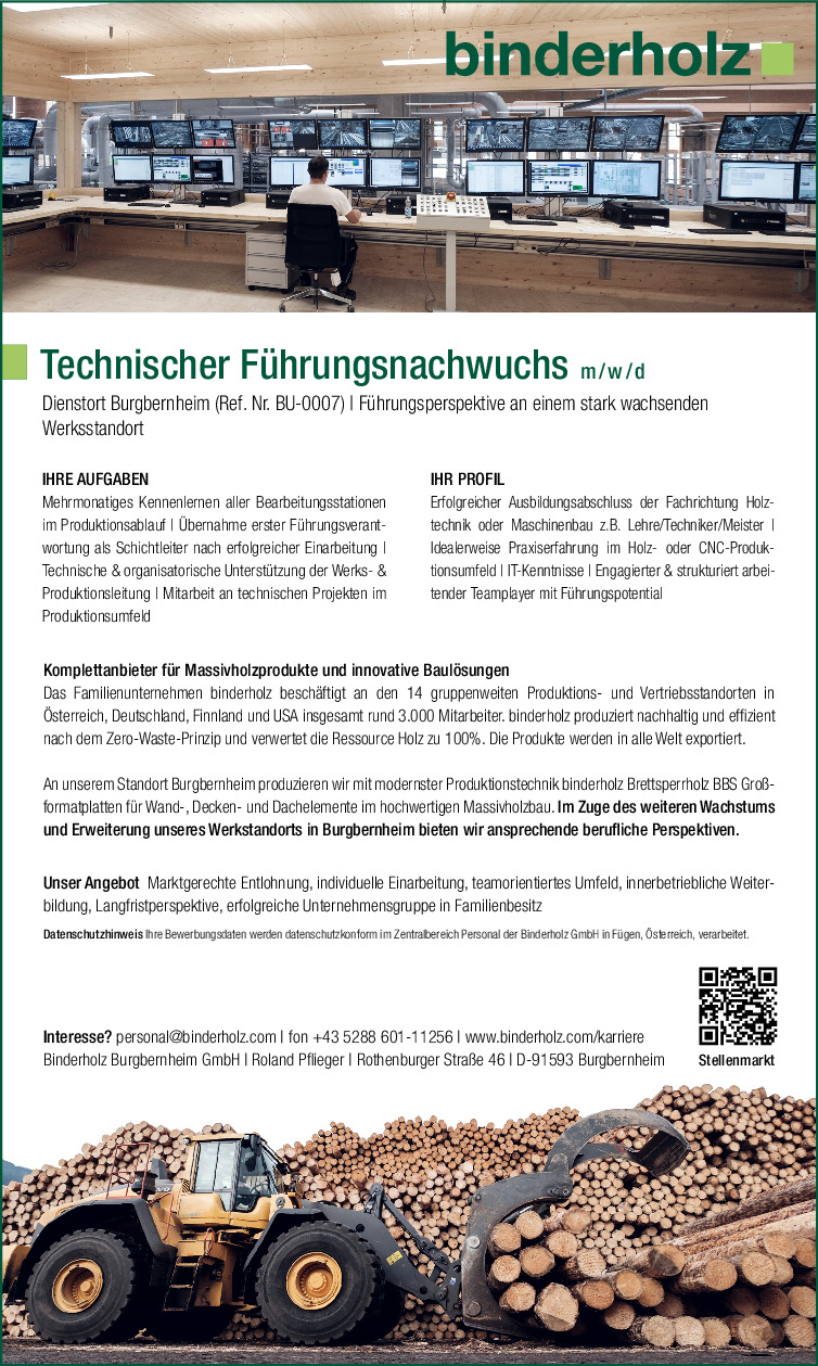 Technischer Führungsnachwuchs m/w/d