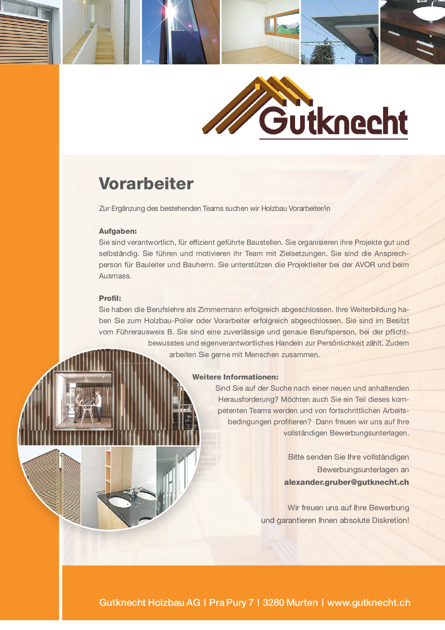Holzbau Vorarbeiter
