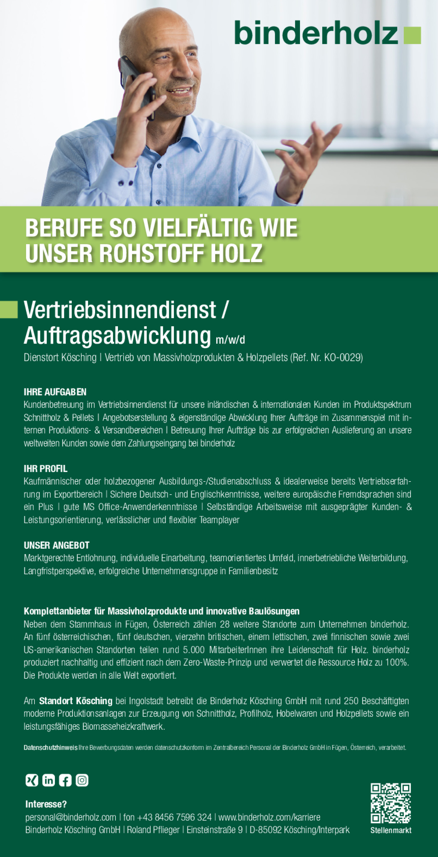 Vertriebsinnendienst / Auftragsabwicklung m/w/d
