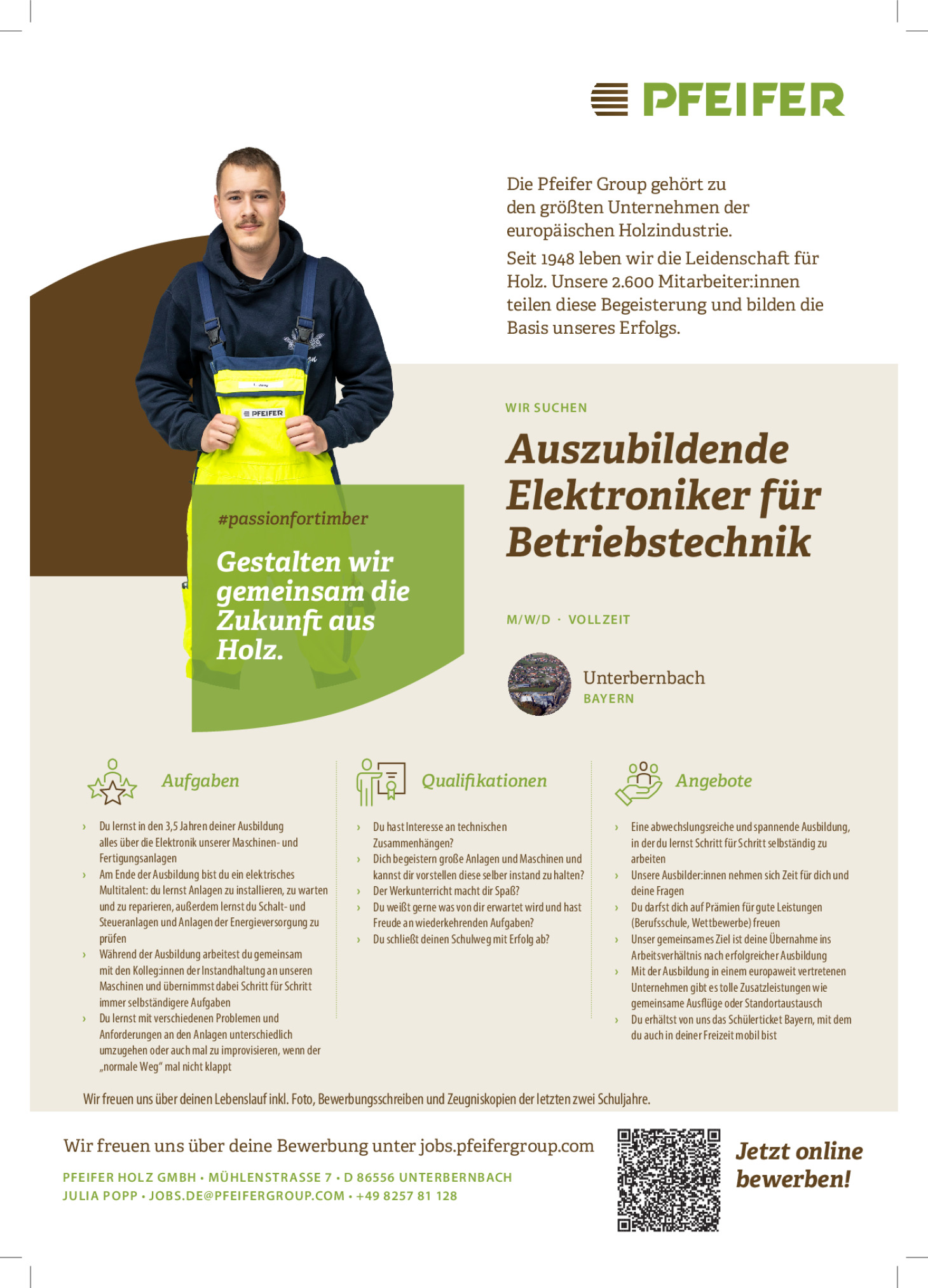 Ausbildung Elektroniker für Betriebstechnik 2026 (m/w/d)