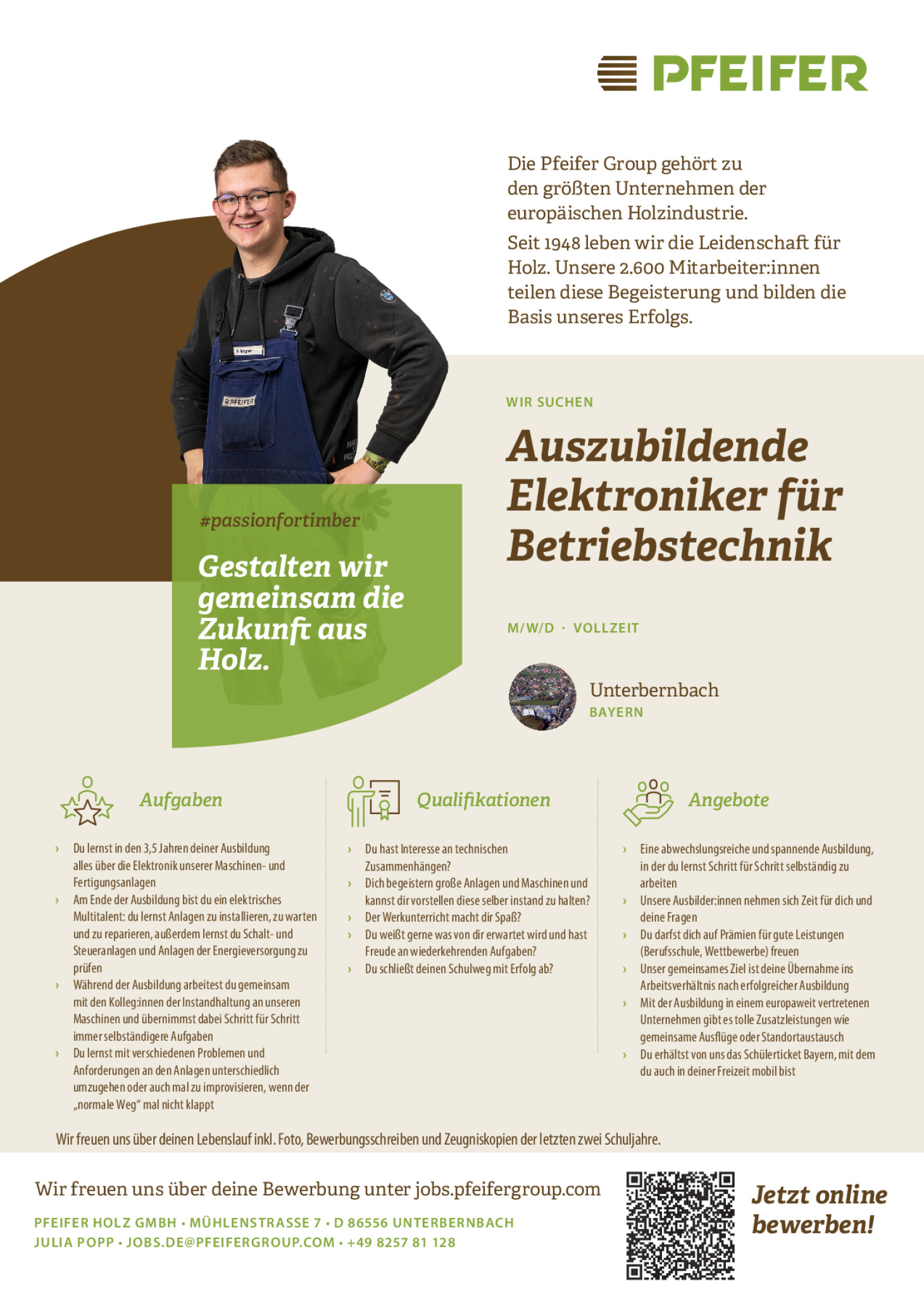 Ausbildung Elektroniker für Betriebstechnik 2027 (m/w/d)