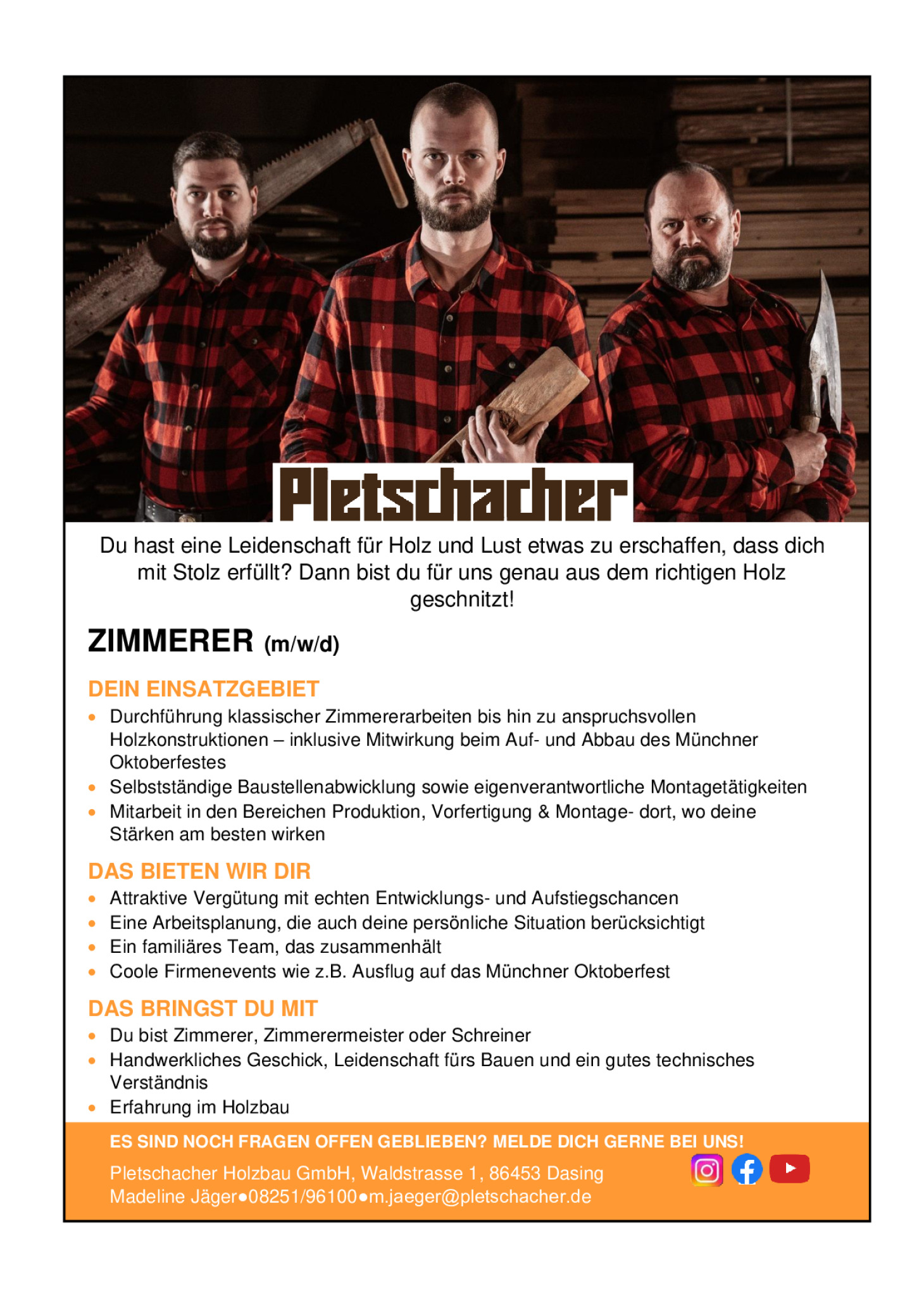 Zimmerer (m/w/d)