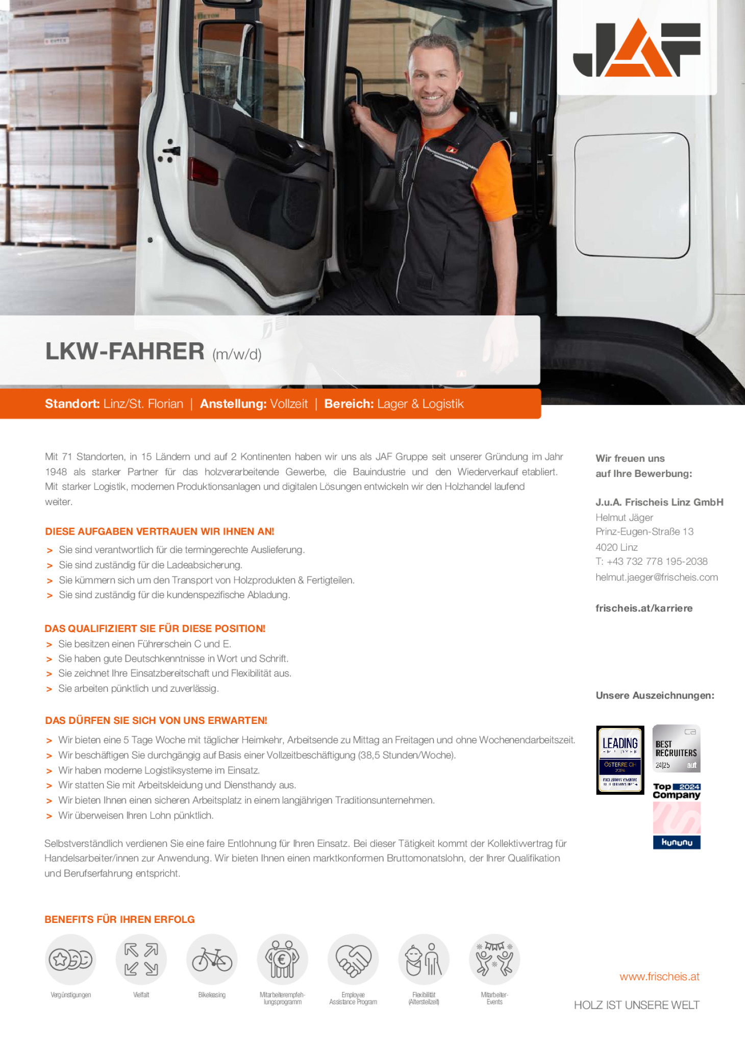 LKW Fahrer (m/w/d)