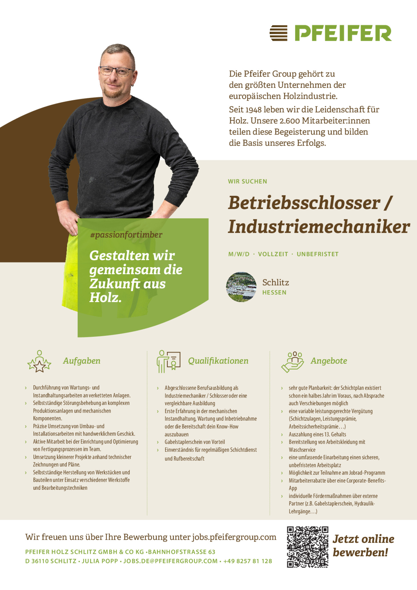 Betriebsschlosser / Industriemechaniker (m/w/d)