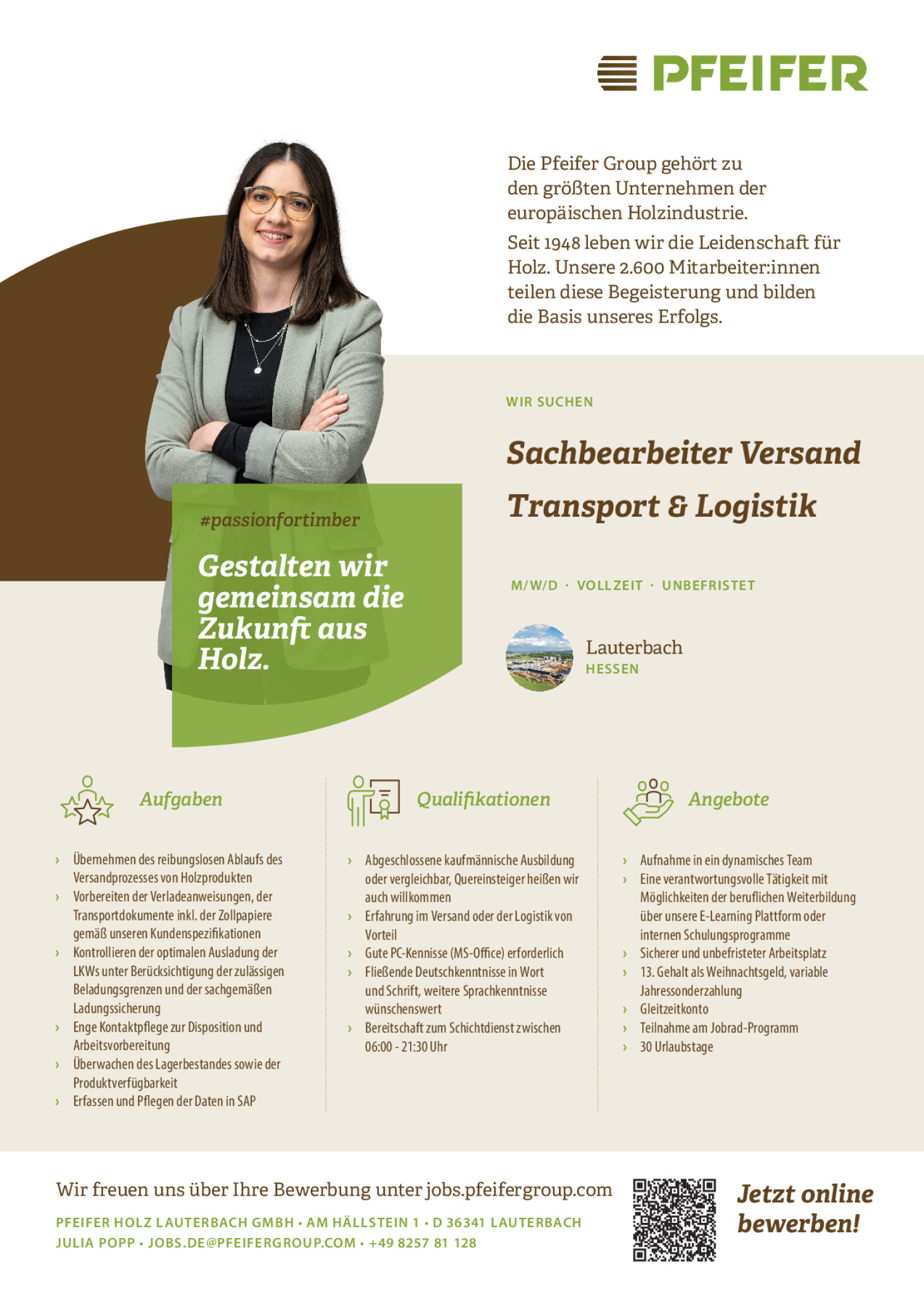 Sachbearbeiter Versand - Transport & Logistik (m/w/d)