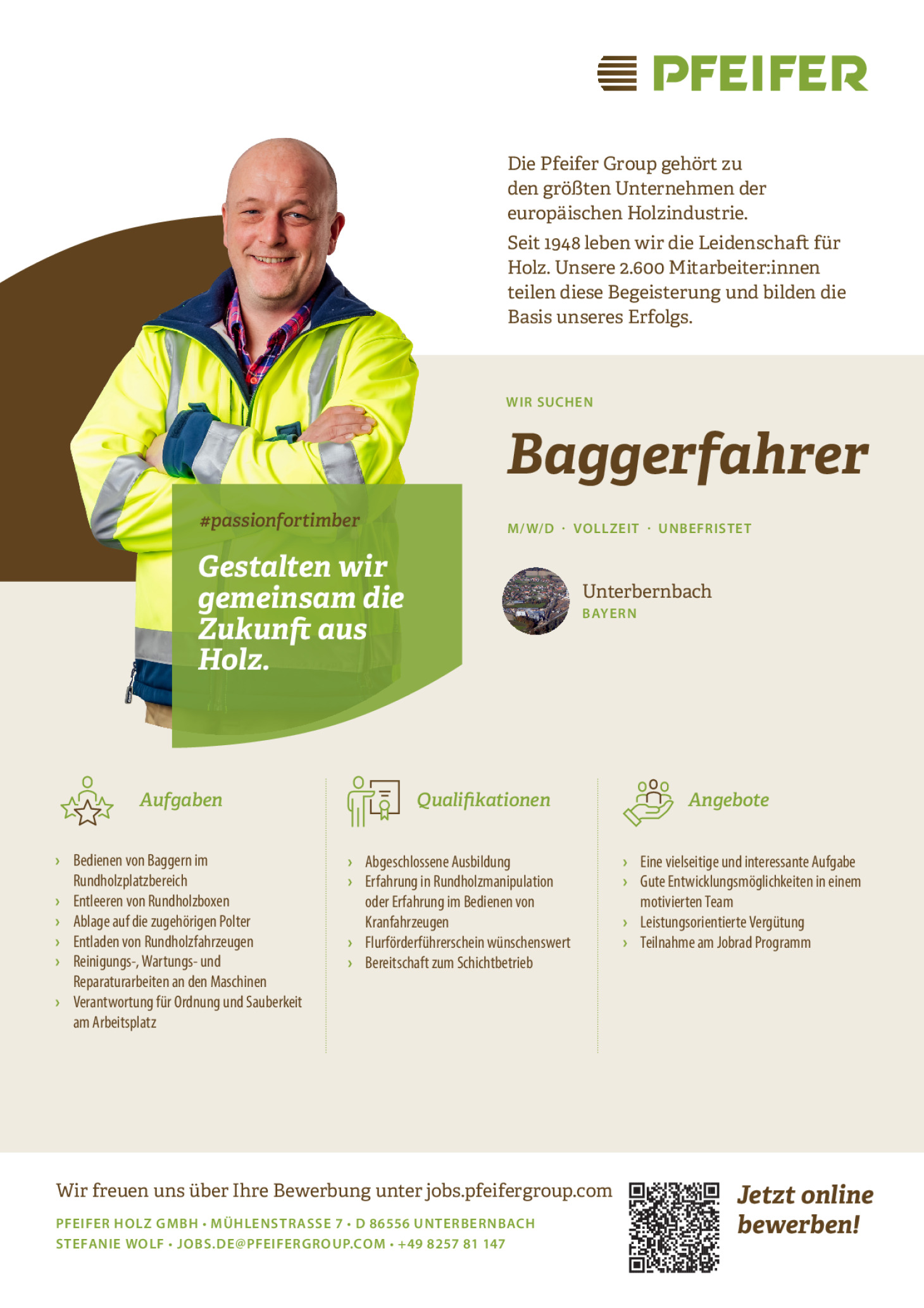 Baggerfahrer (m/w/d) unbefristet