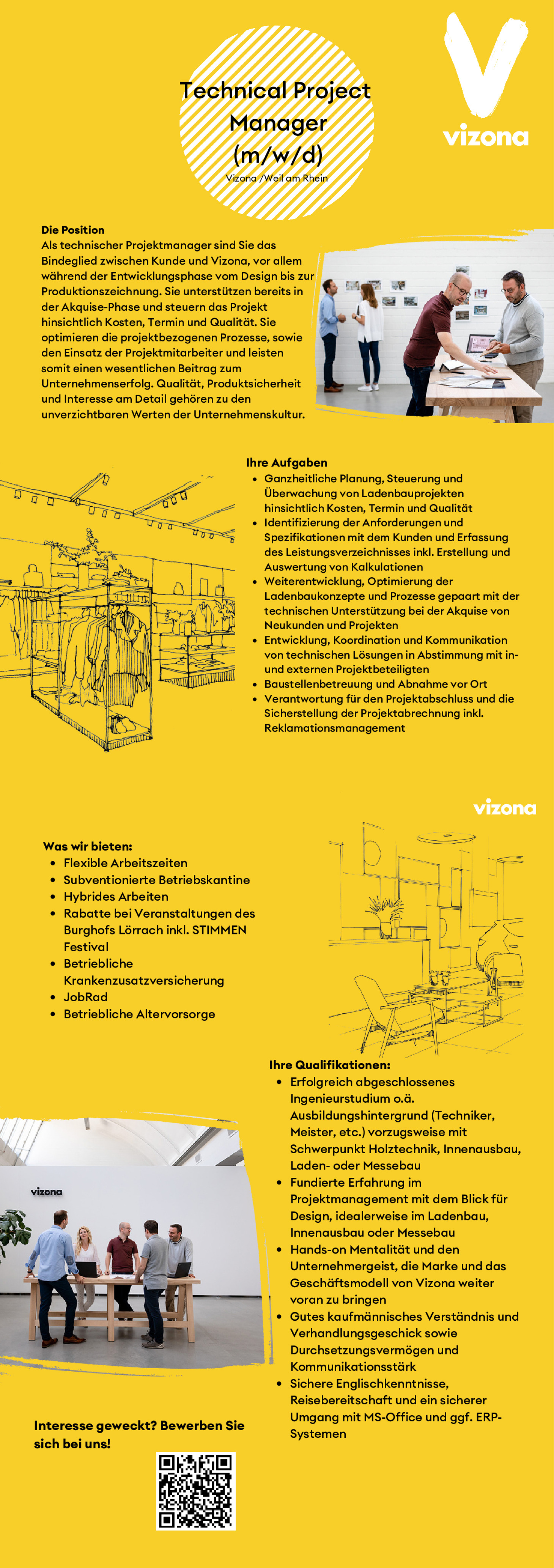 Technischer Projektmanager Manager (m/w/d) im Ladenbau