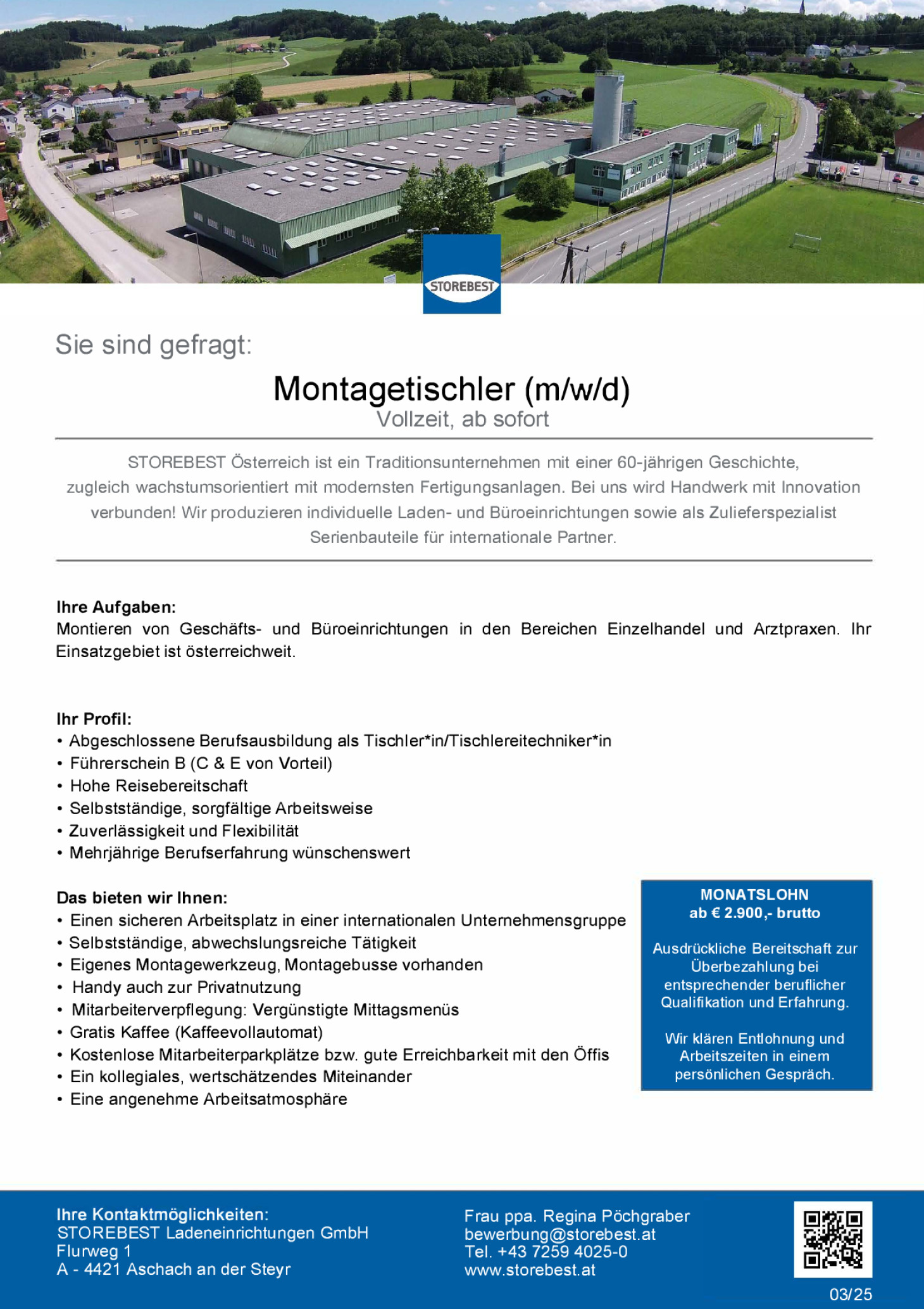 Montagetischler (m/w/d)