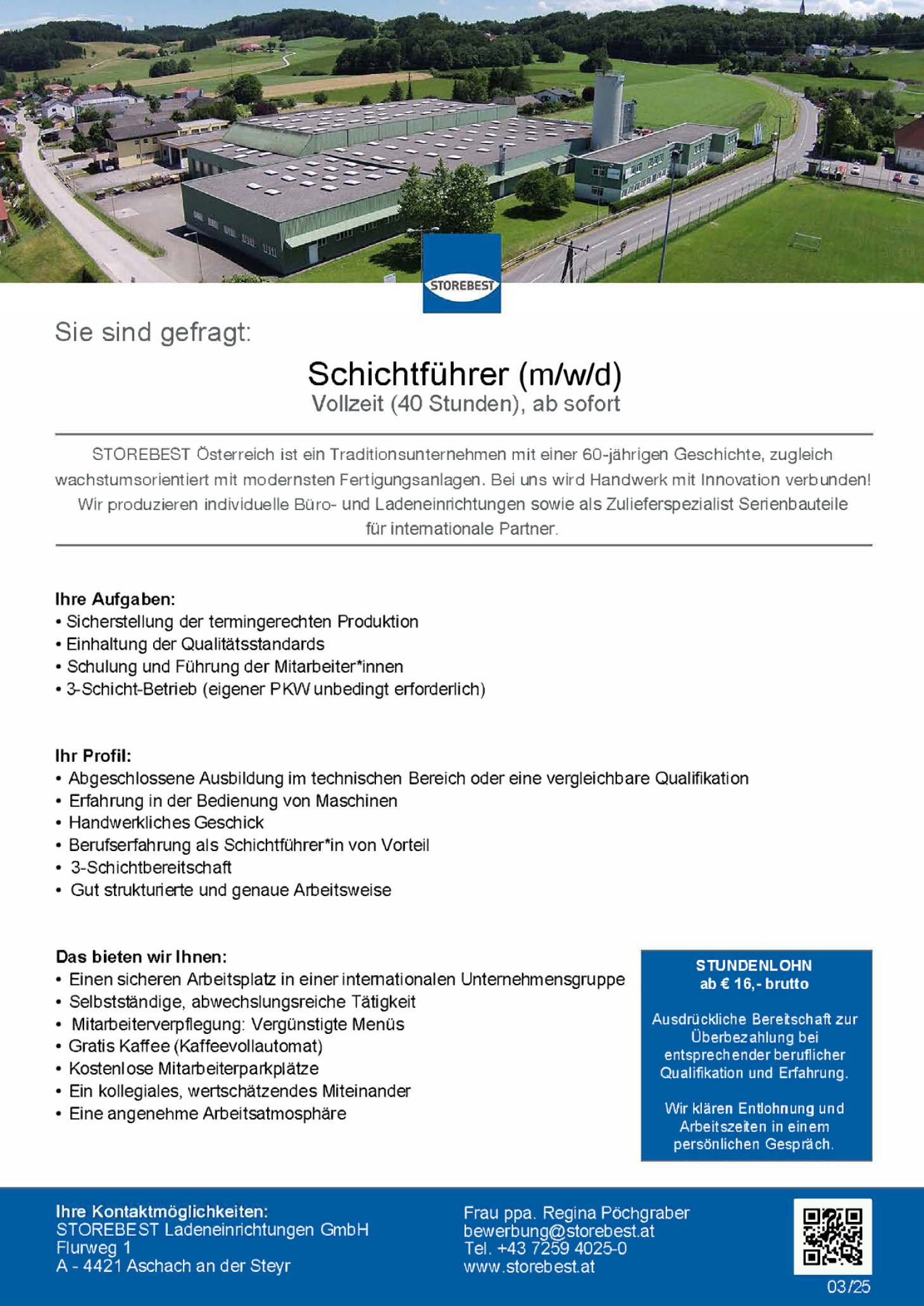 Schichtführer (m/w/d) Produktion