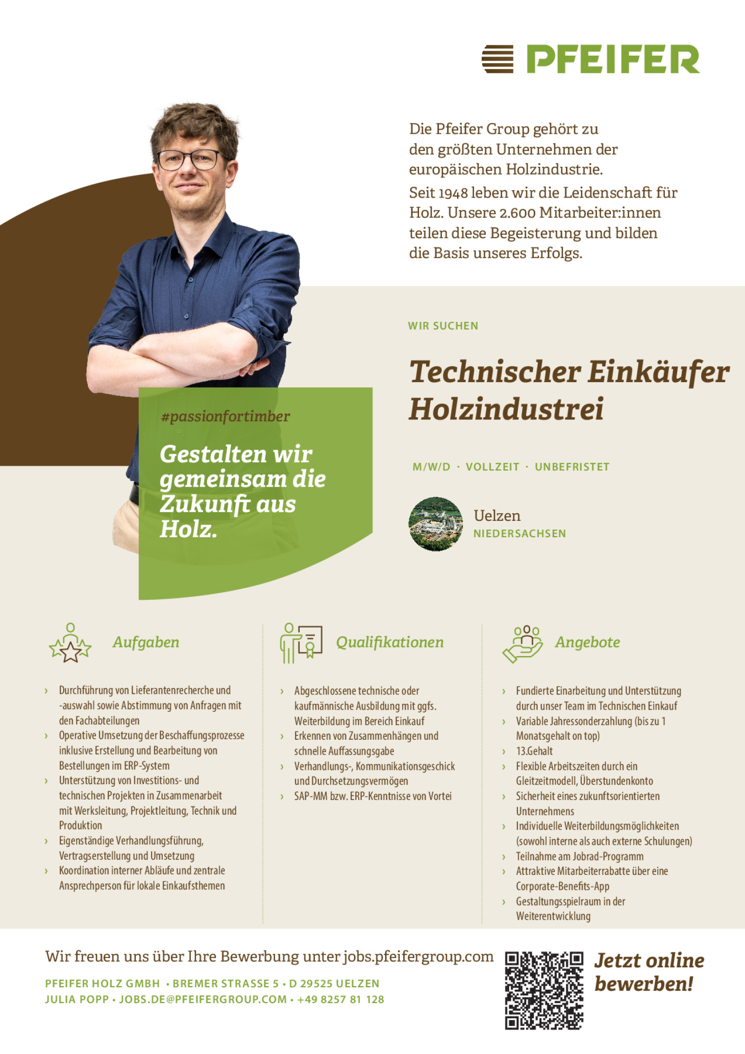 Technischer Einkäufer - Holzindustrie (m/w/d)
