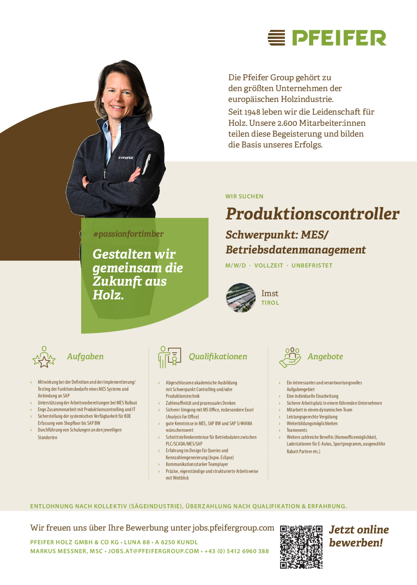 Produktionscontroller - Schwerpunkt MES/Betriebsdatenmanagement (m/w/d)