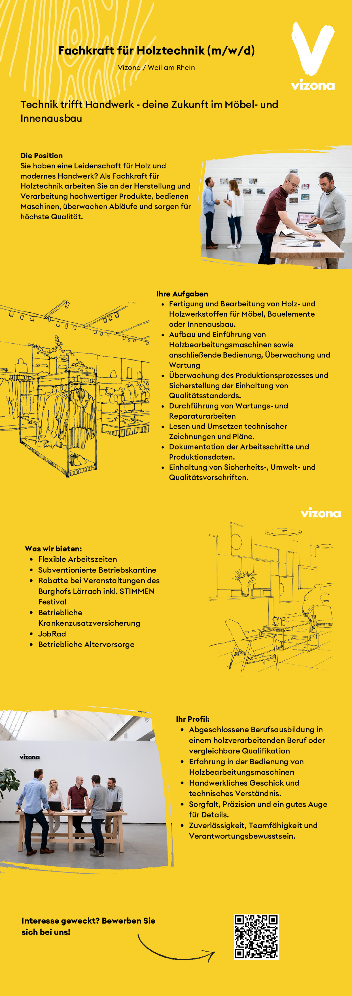 Fachkraft für Holztechnik (m/w/d) im Ladenbau