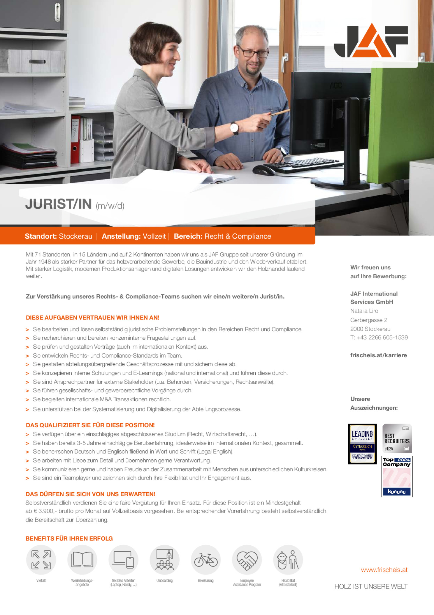 Jurist/in (m/w/d)
