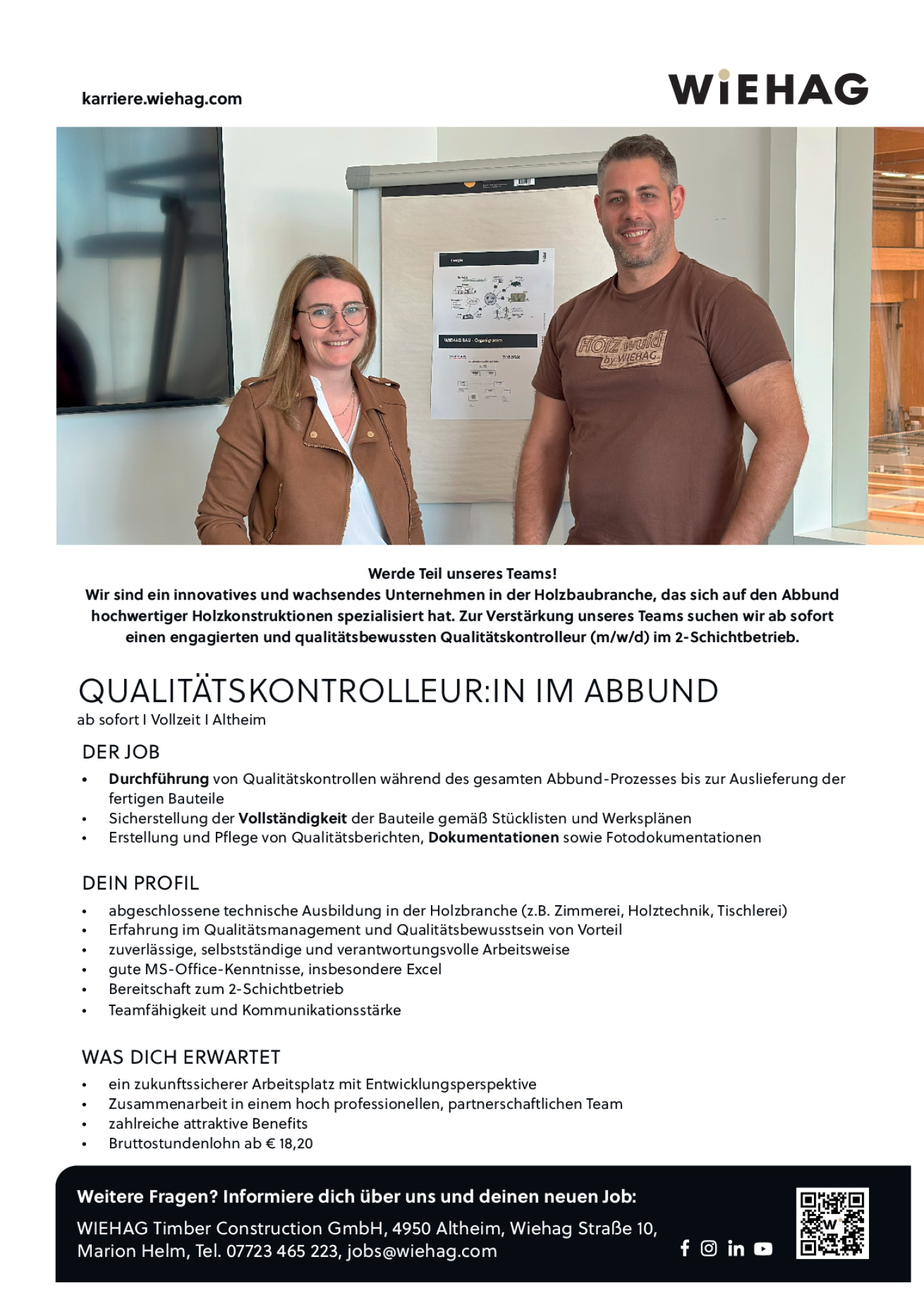 QUALITÄTSKONTROLLEUR:IN IM ABBUND