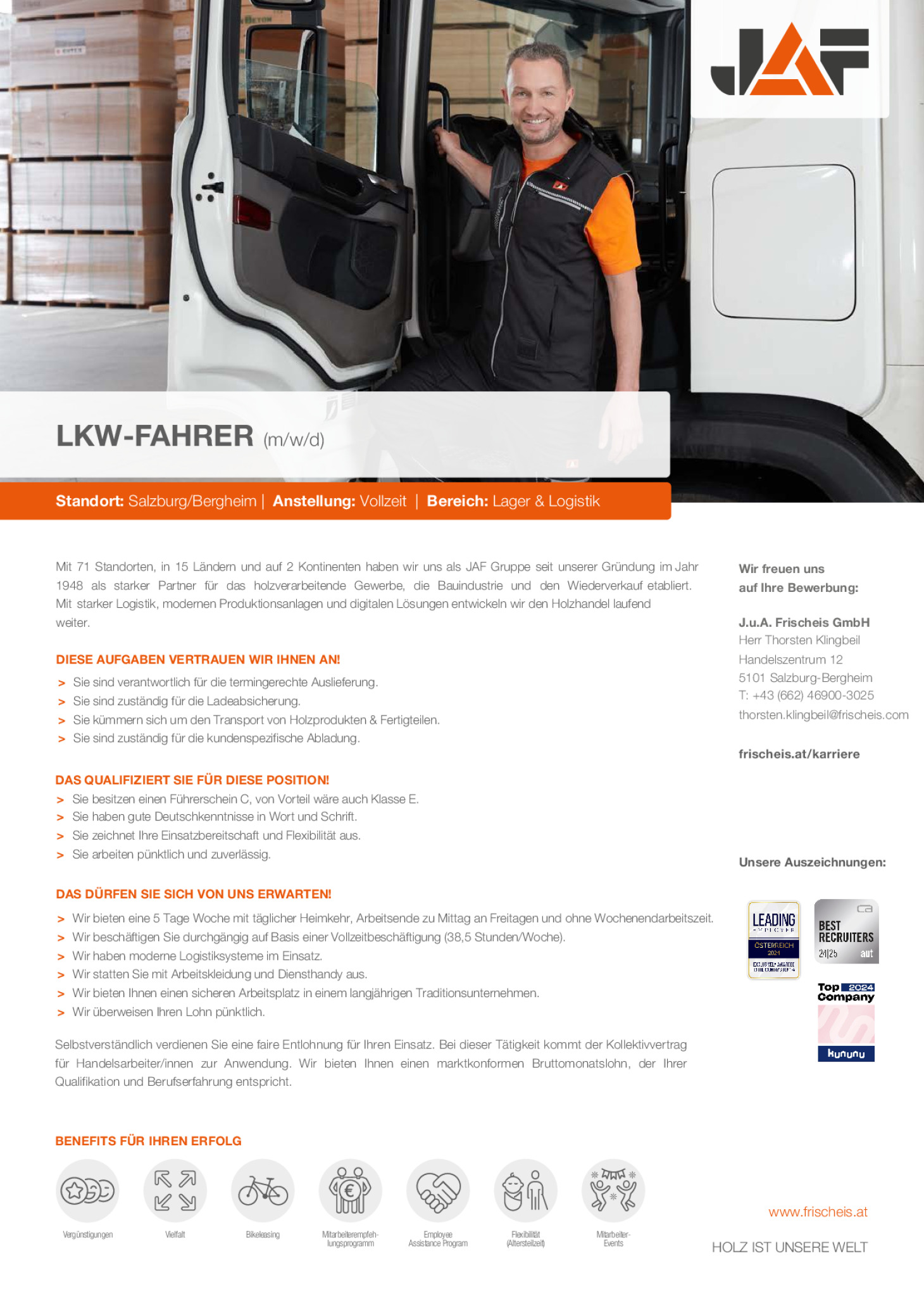 LKW Fahrer (m/w/d)