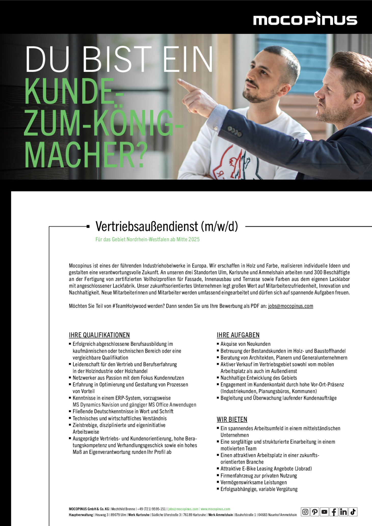 Vertriebsaußendienst (m/w/d)