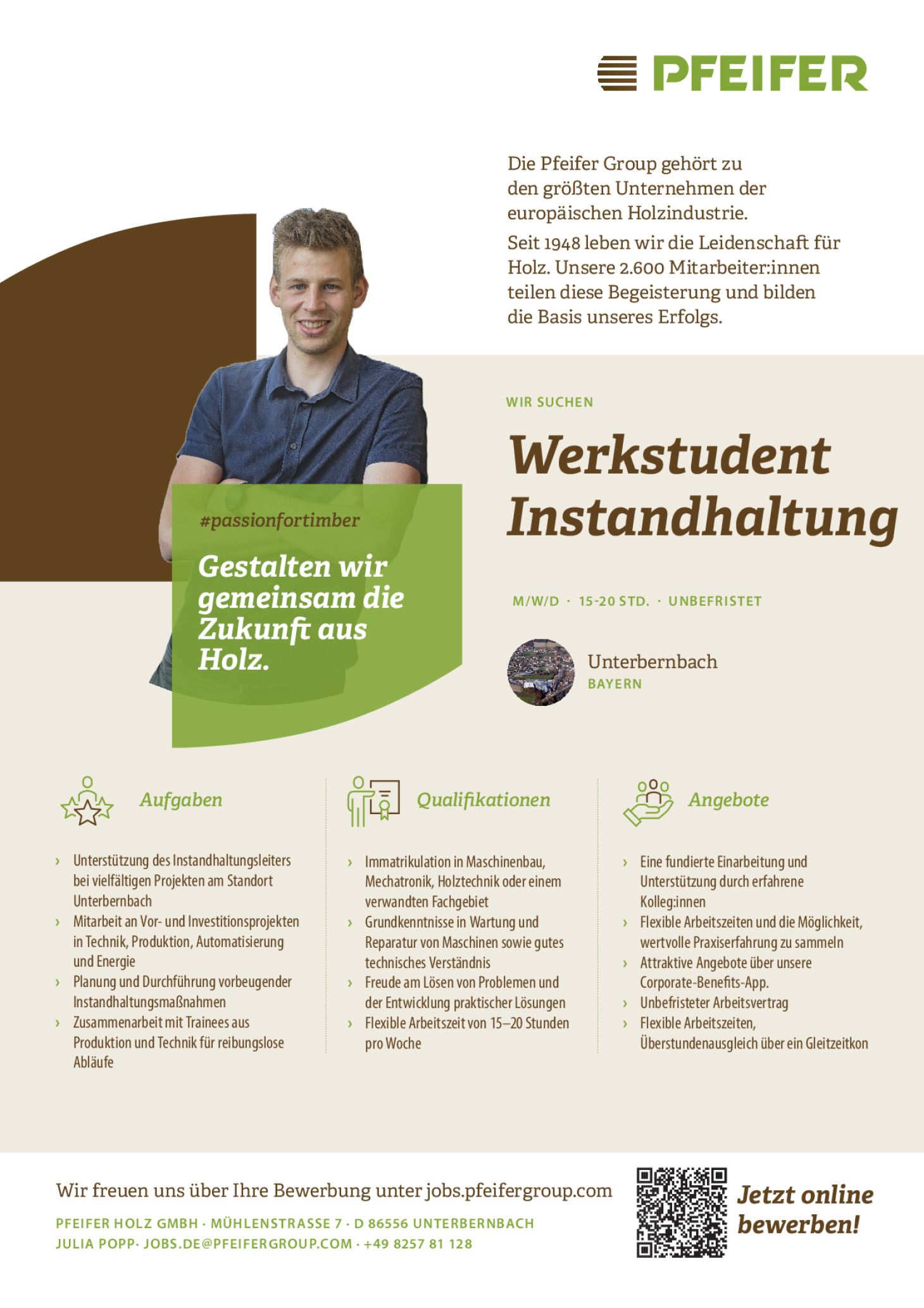 Werkstudent Instandhaltung (m/w/d)