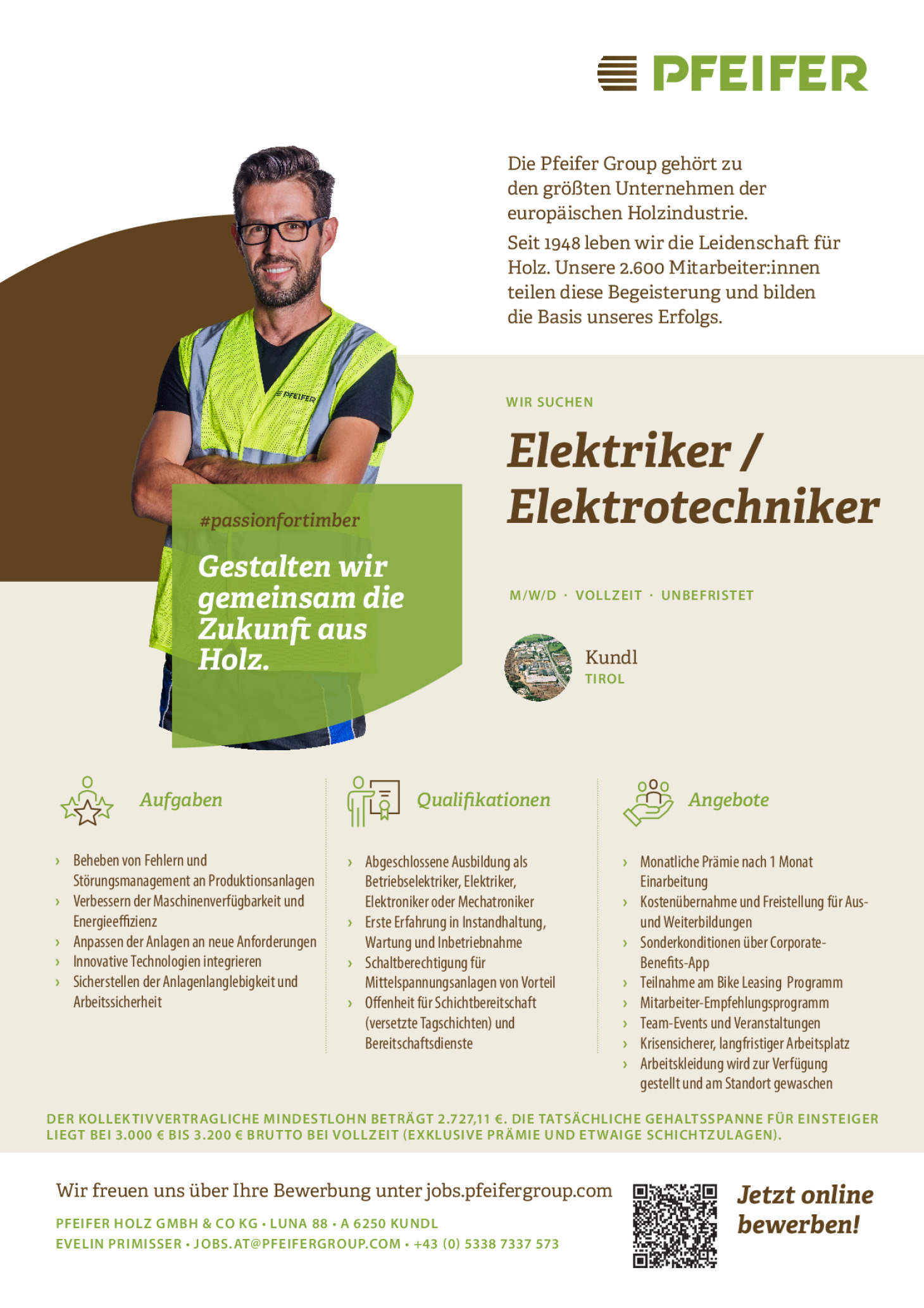 Elektriker / Elektrotechniker (m/w/d)