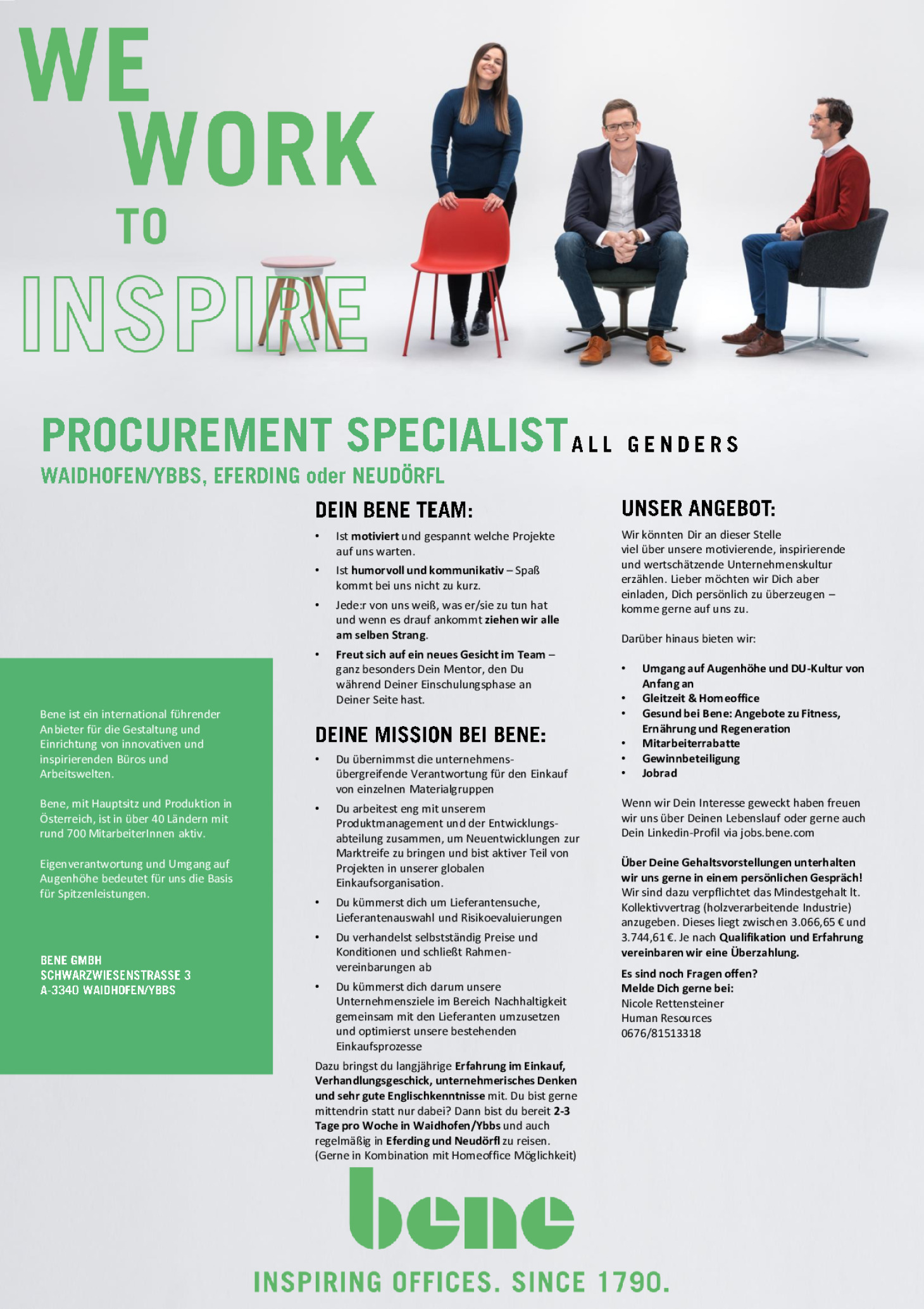PROCUREMENT SPECIALIST (ALL GENDERS)