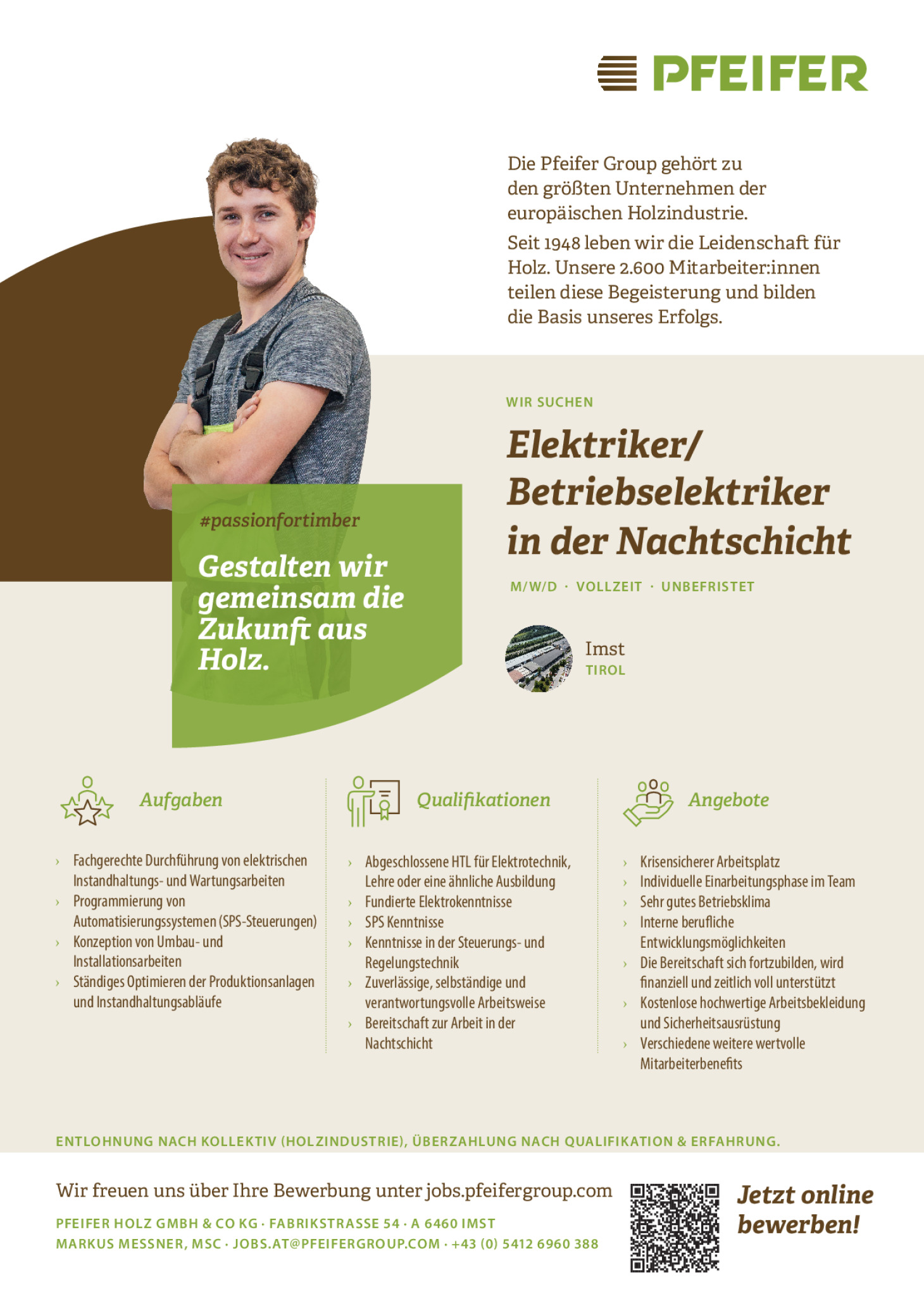 Elektriker / Betriebselektriker in der Nachtschicht  (m/w/d)
