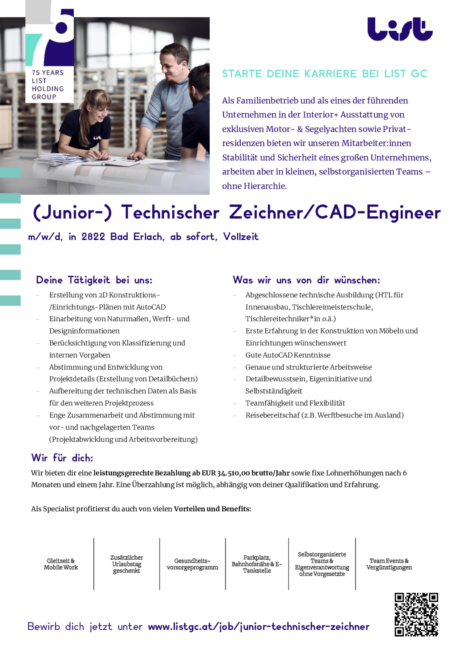 (Junior-) technischer Zeichner /CAD - Engineer