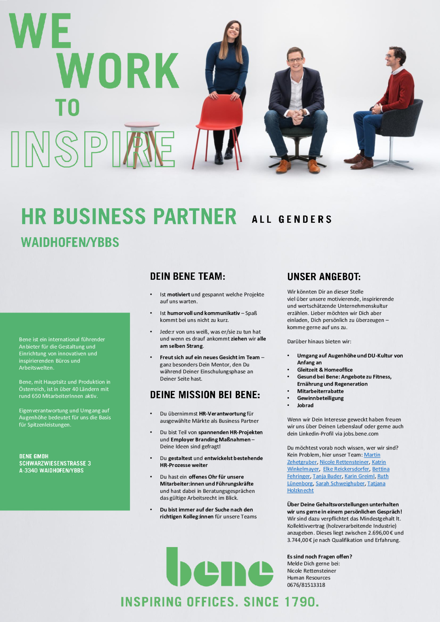 HR BUSINESS PARTNER (ALL GENDERS)