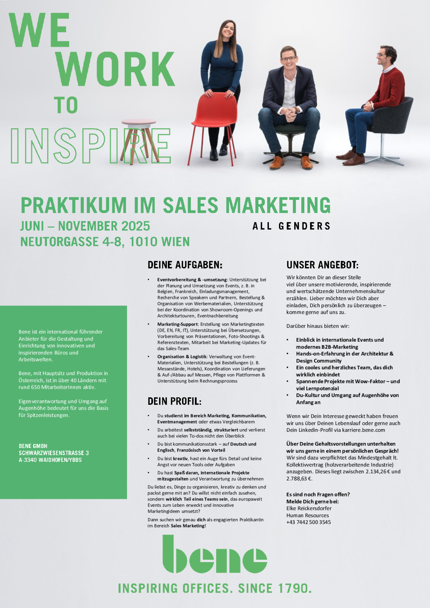 PRAKTIKUM IM SALES MARKETING (ALL GENDERS) JUN - NOV 2025