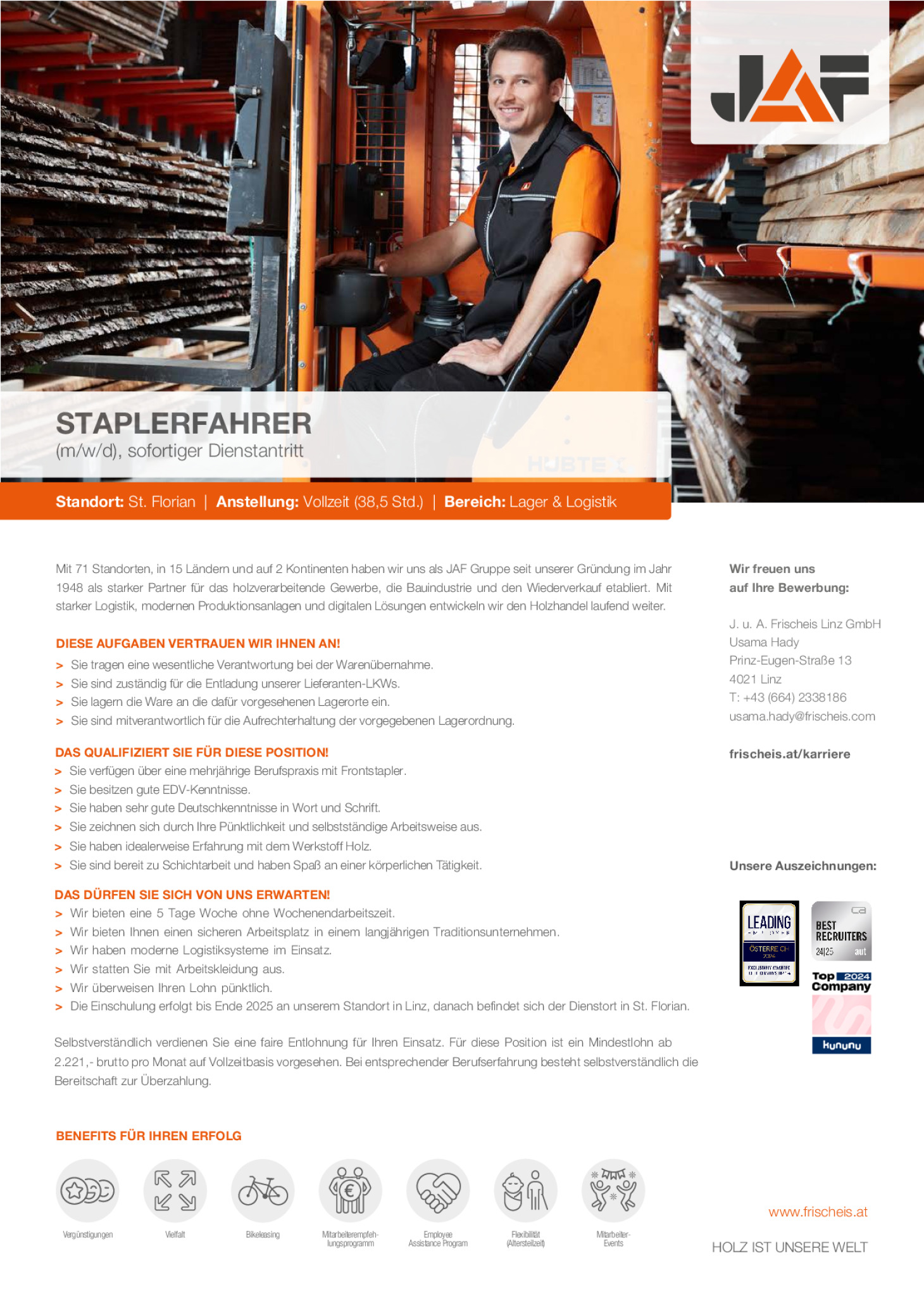 Staplerfahrer (m/w/d)