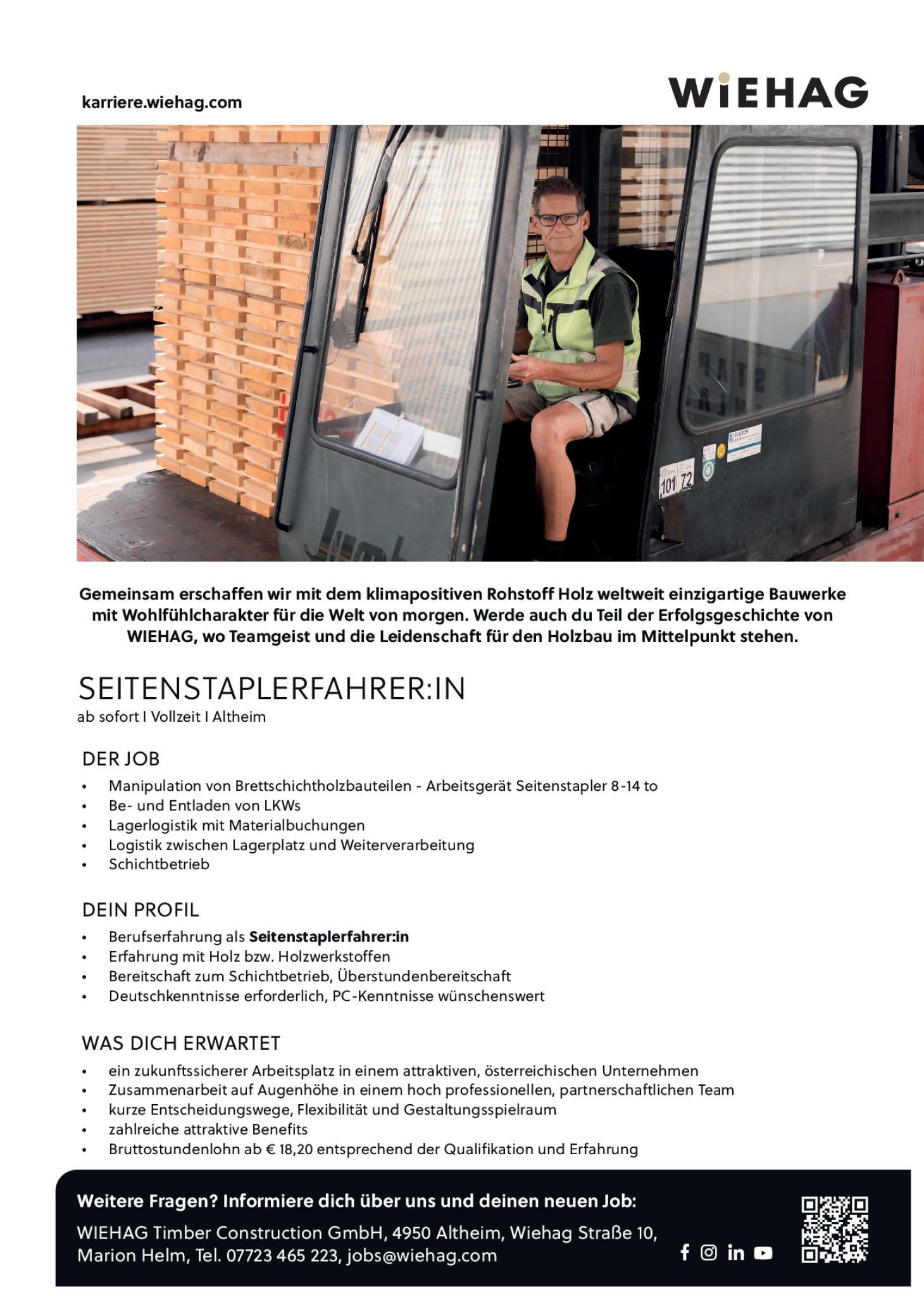 Seitenstaplerfahrer:in