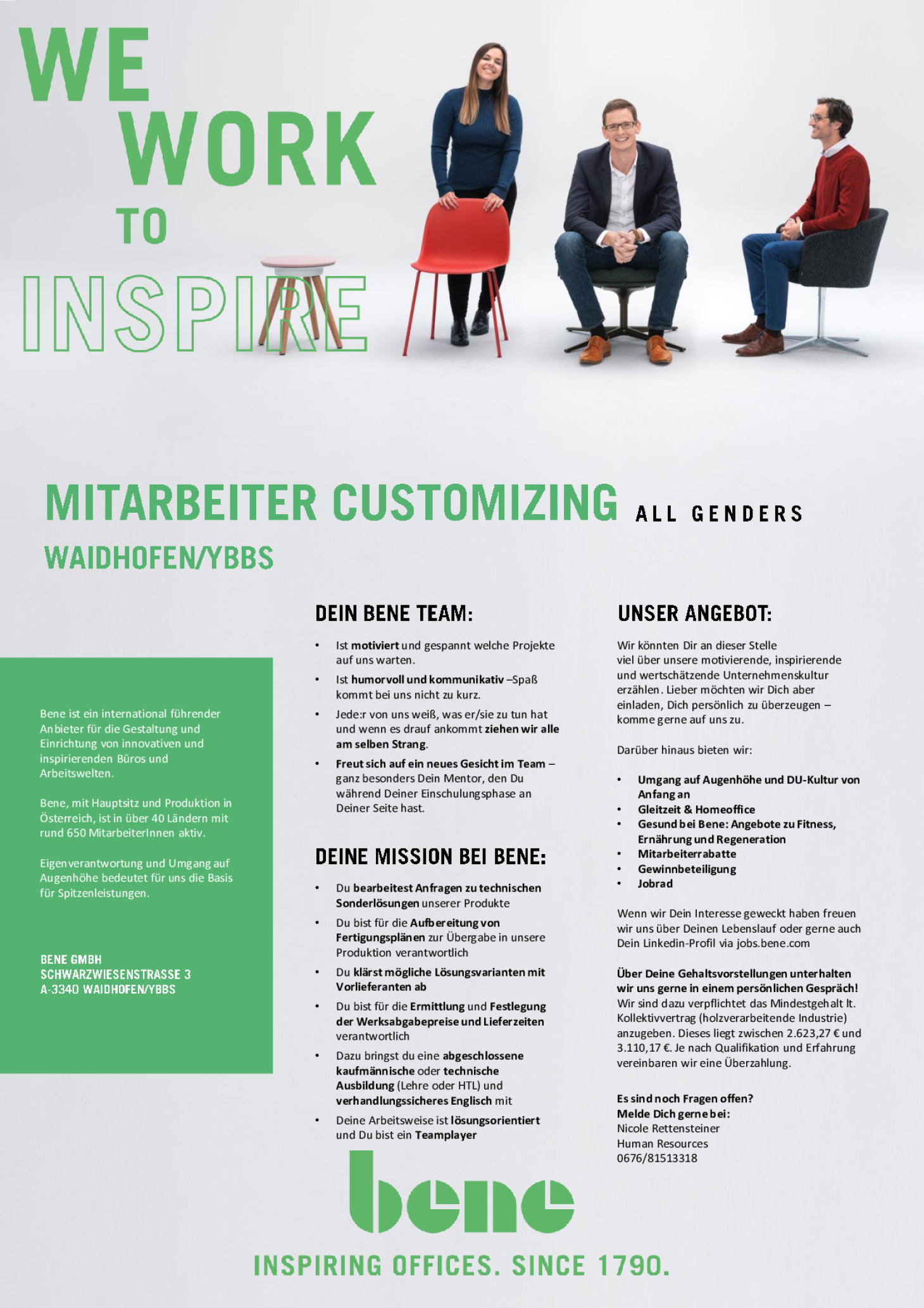 MITARBEITER CUSTOMIZING (ALL GENDERS)