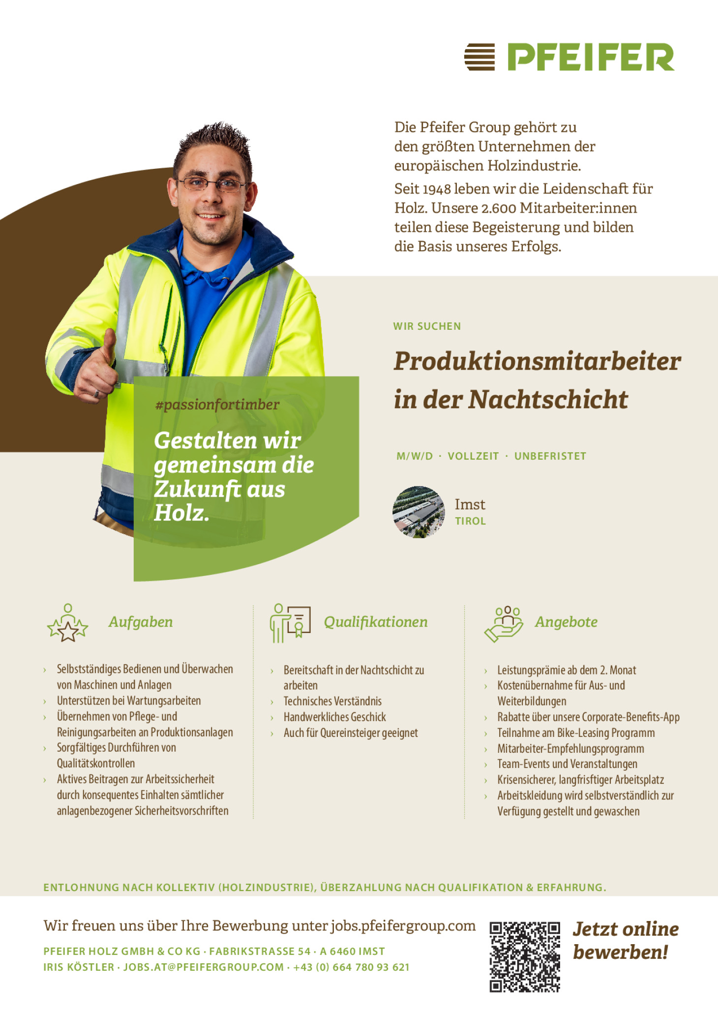 Produktionsmitarbeiter in der Nachtschicht (m/w/d)