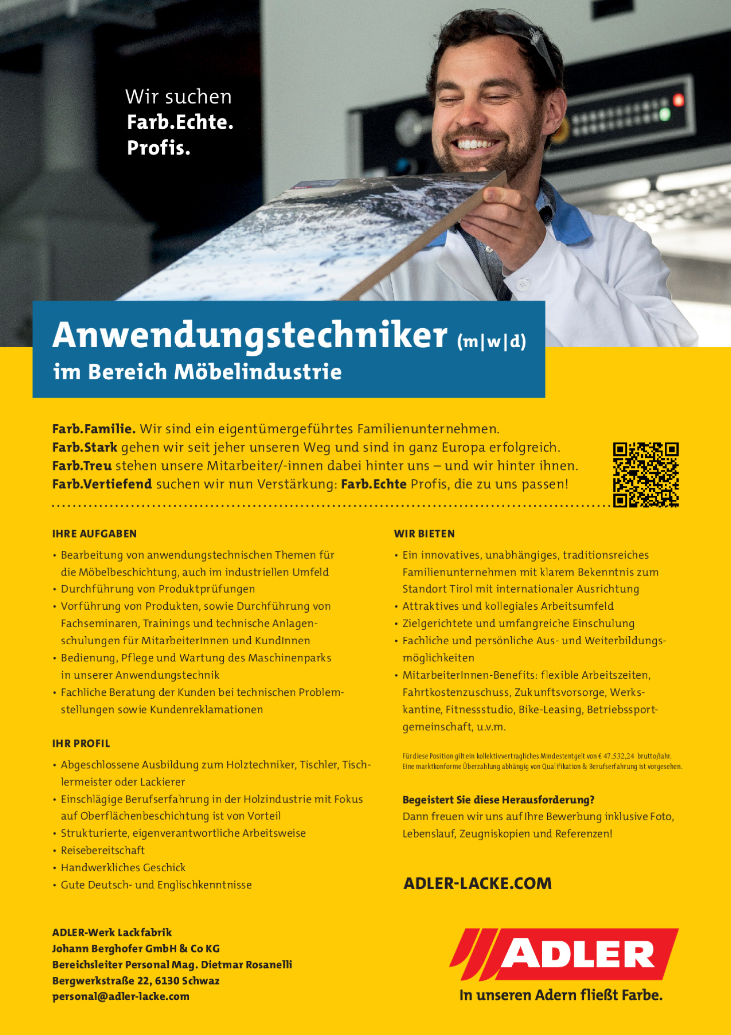 Anwendungstechniker (m/w/d)