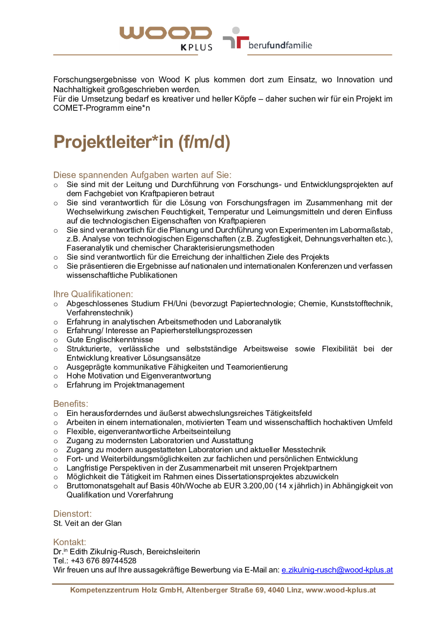 Projektleiter*in (f/m/d)