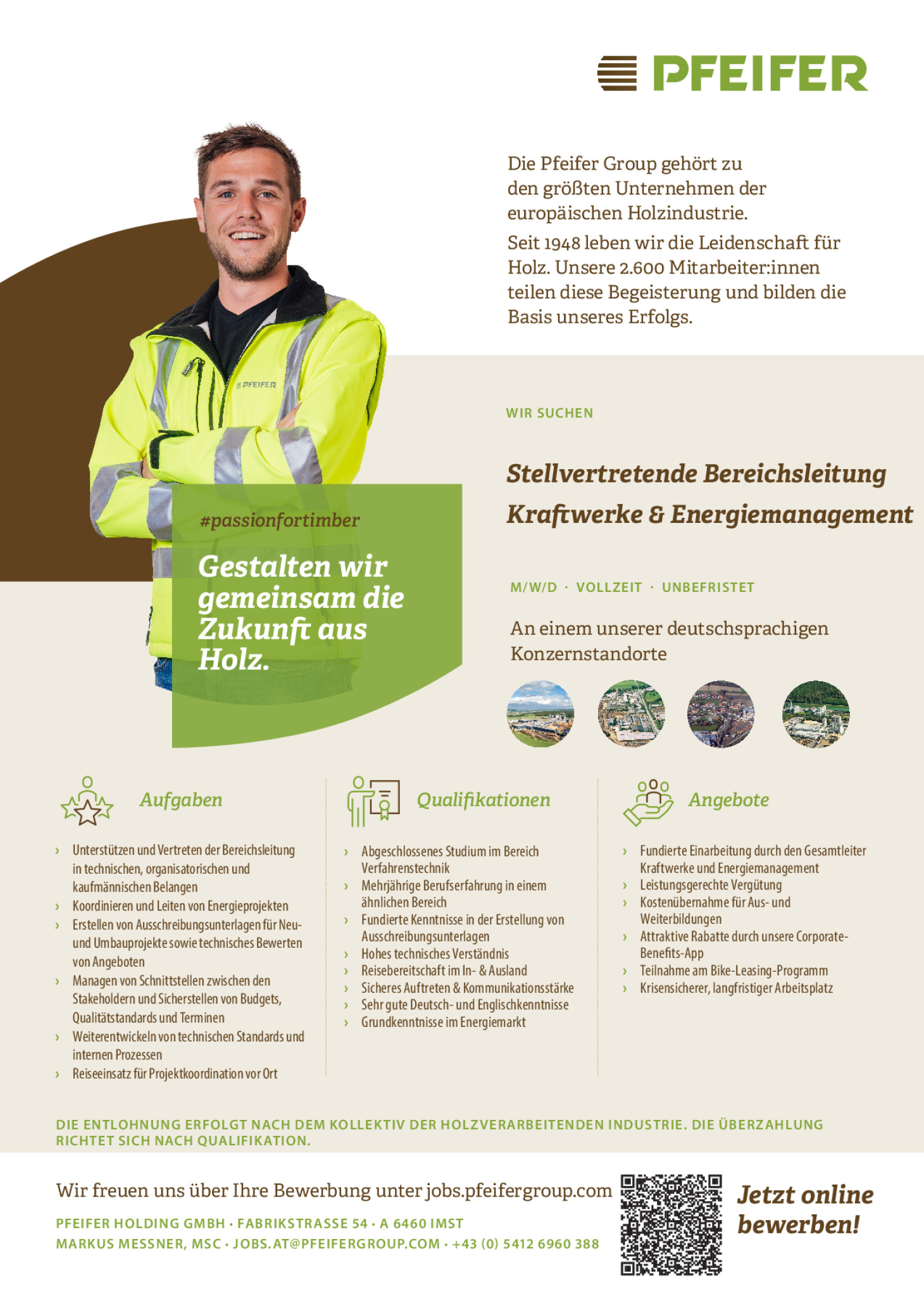 Stellvertretende Bereichsleitung Kraftwerke & Energiemanagement (m/w/d)