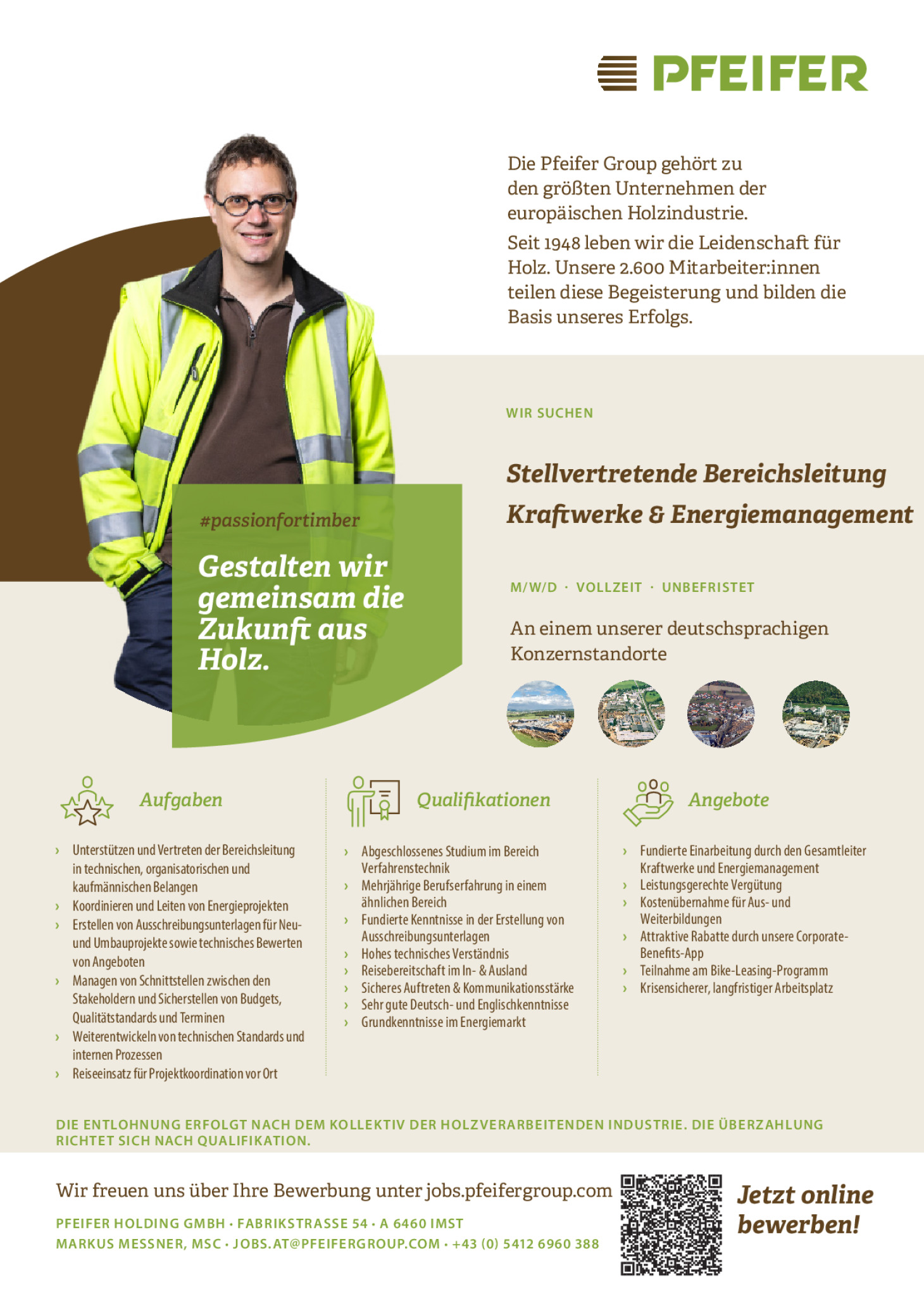 Stellvertretende Bereichsleitung Kraftwerke & Energiemanagement (m/w/d)