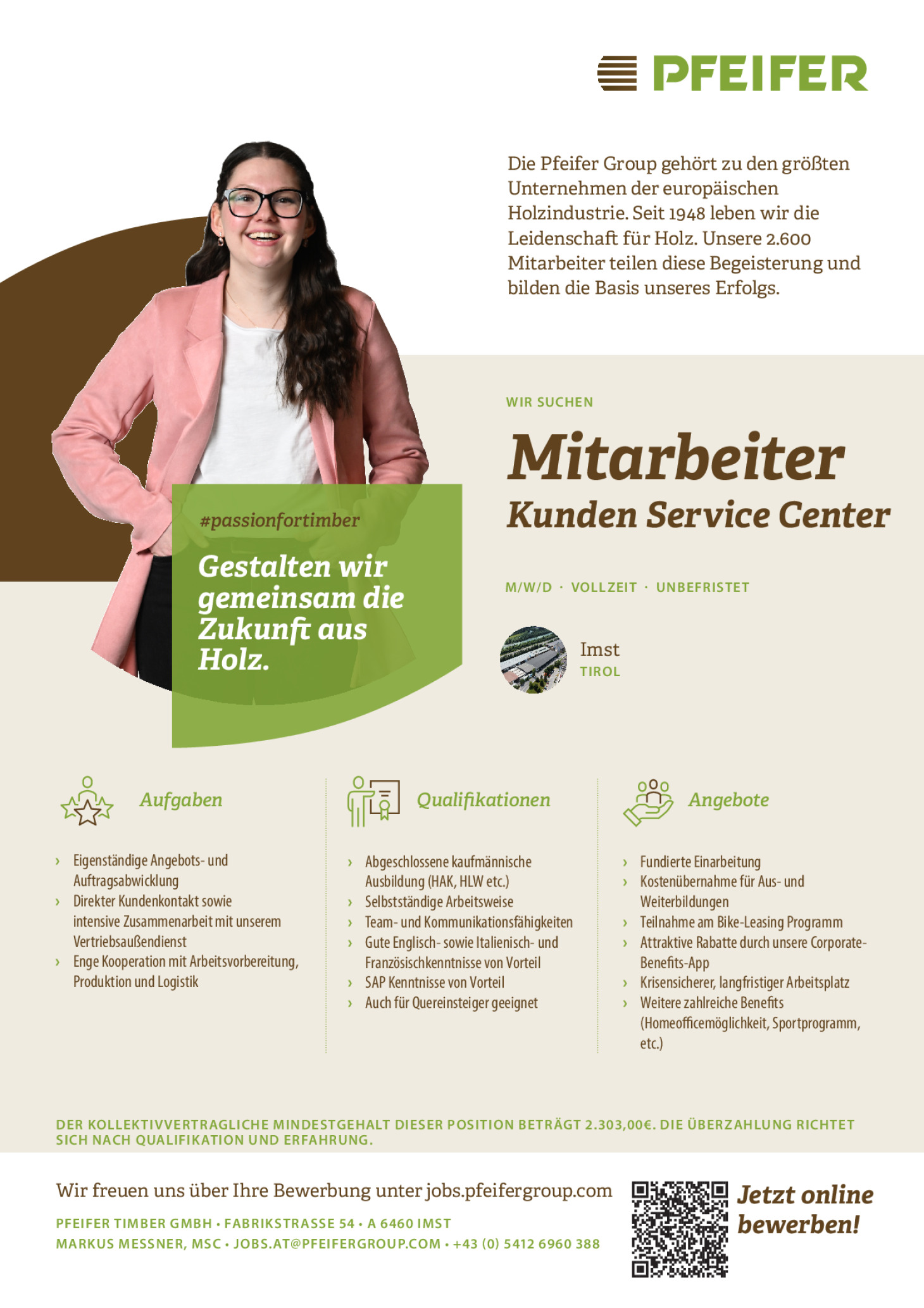 Mitarbeiter Kunden Service Center (m/w/d)