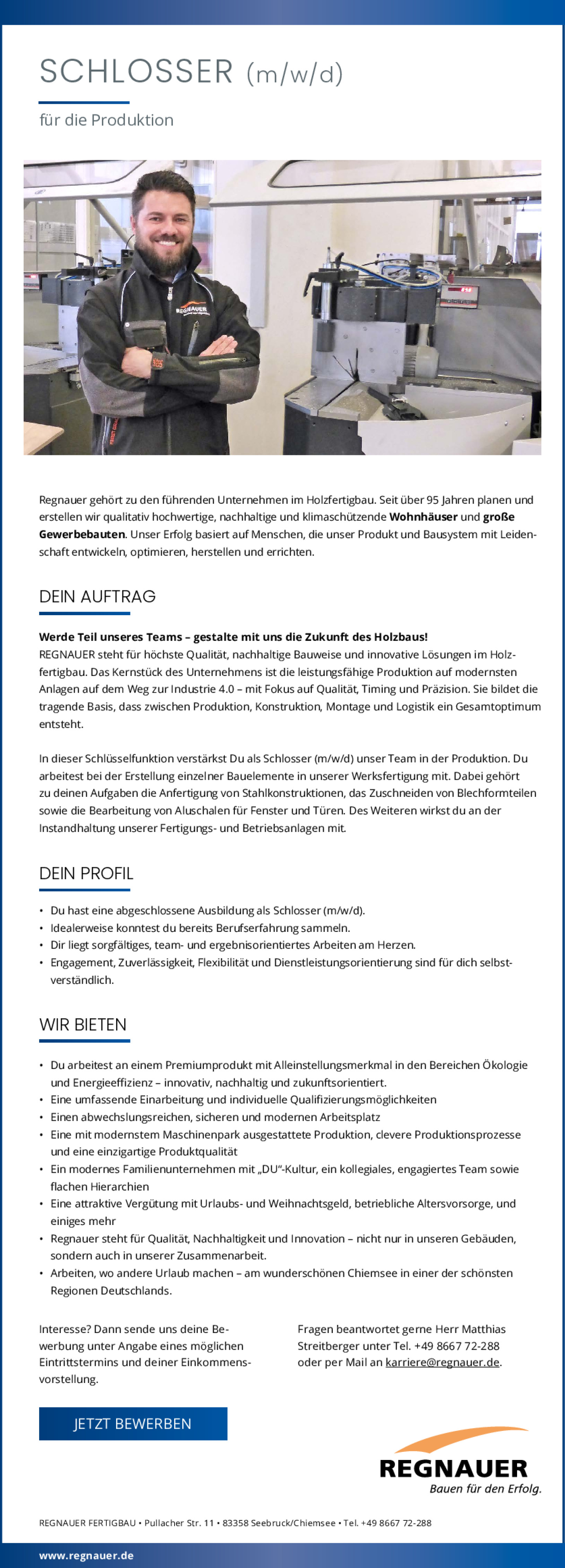 SCHLOSSER (m/w/d)