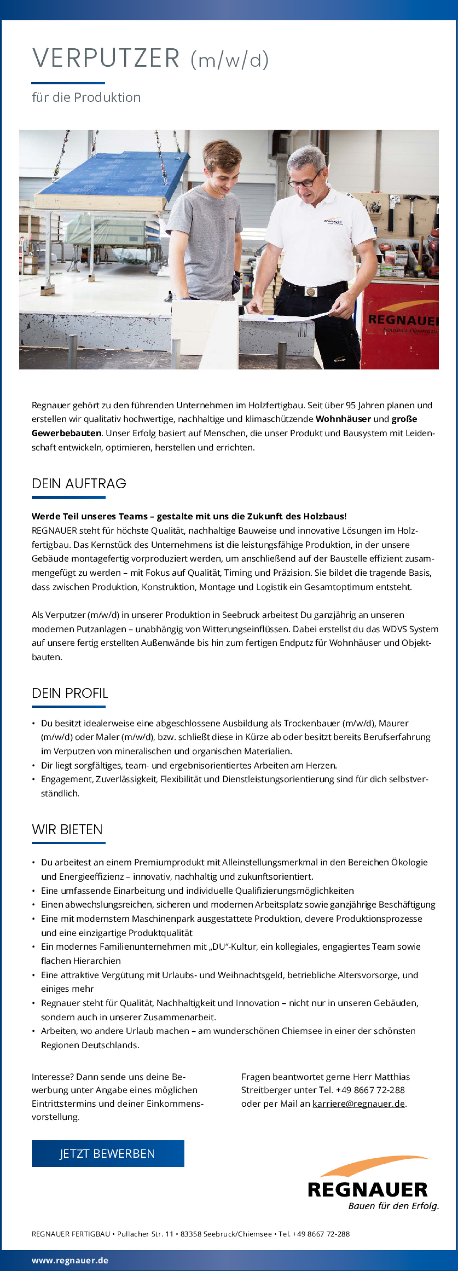 VERPUTZER (m/w/d)