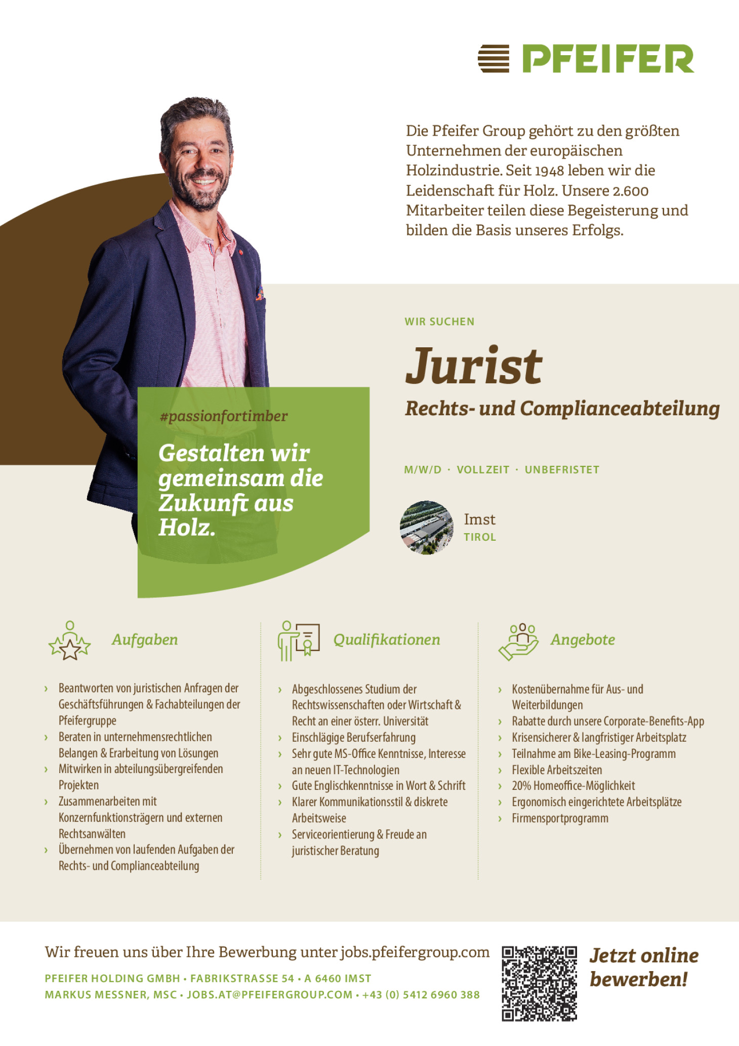Jurist für die Rechts- und Complianceabteilung (m/w/d)