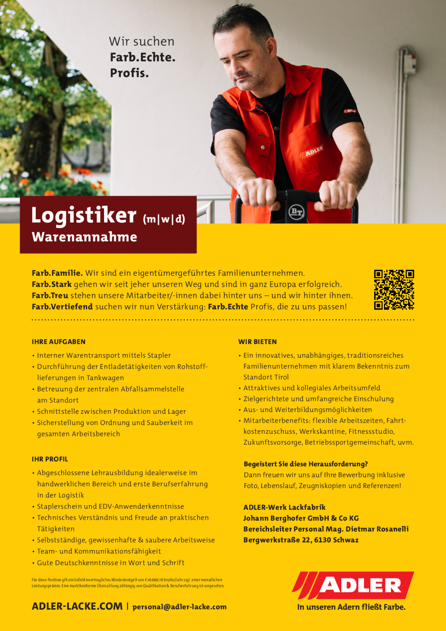 Logistiker - Warenannahme (m/w/d)