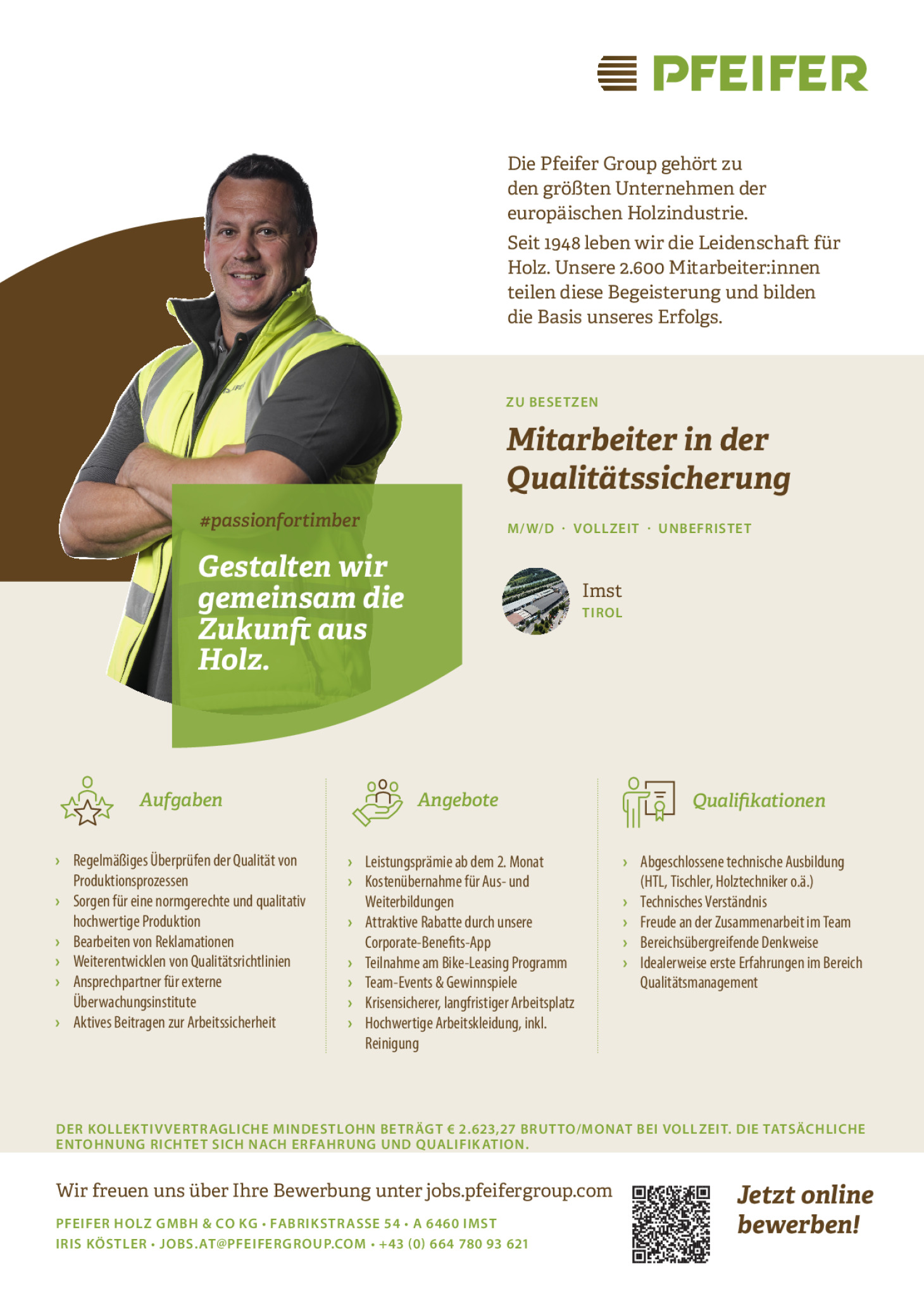 Mitarbeiter in der Qualitätssicherung (m/w/d)