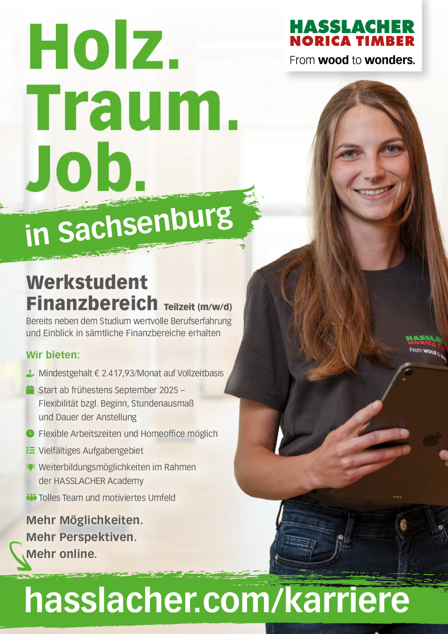 Werkstudent für den Finanzbereich (m/w/d), Teilzeit