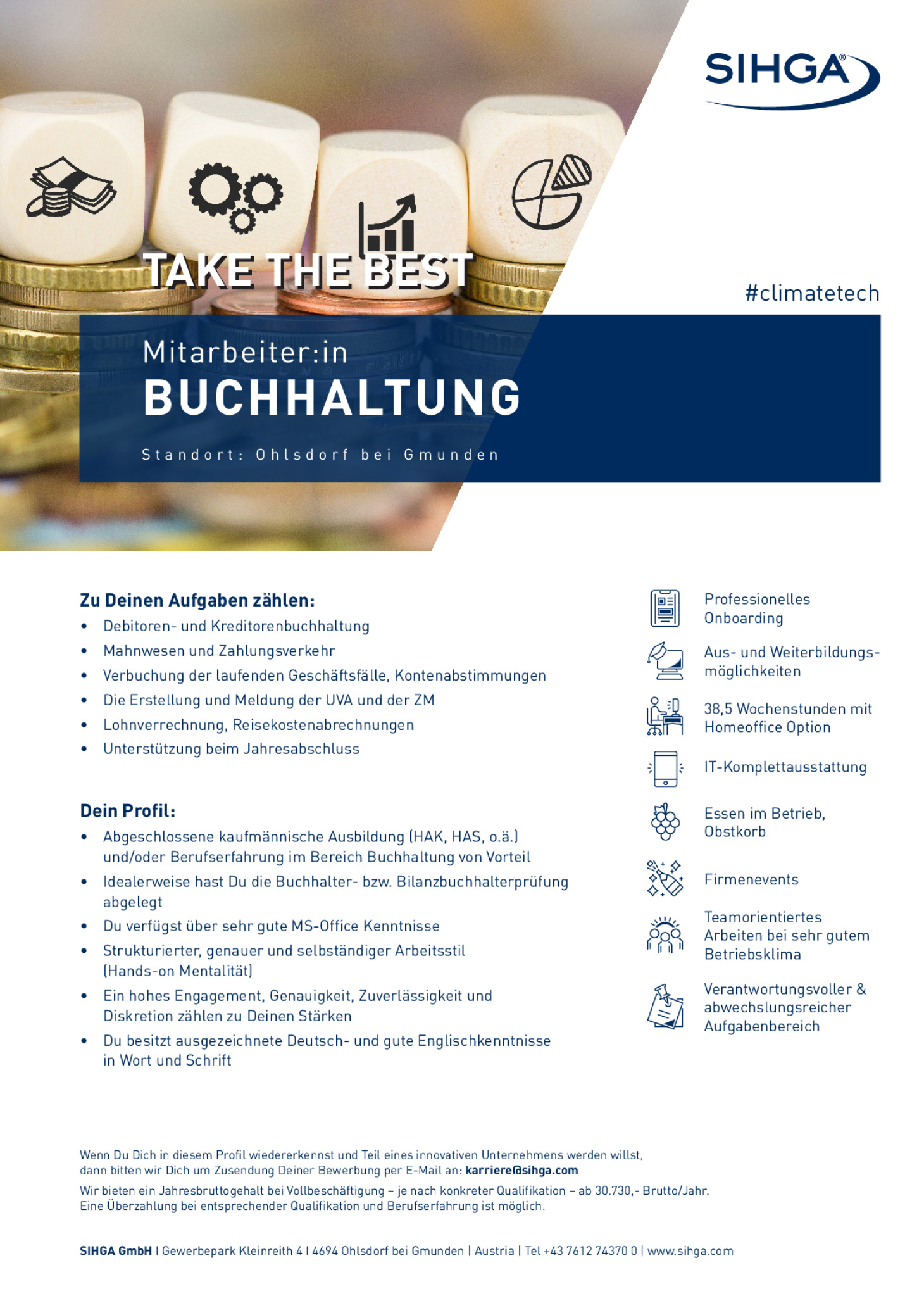 Mitarbeiter:in Buchhaltung (m/w/d)