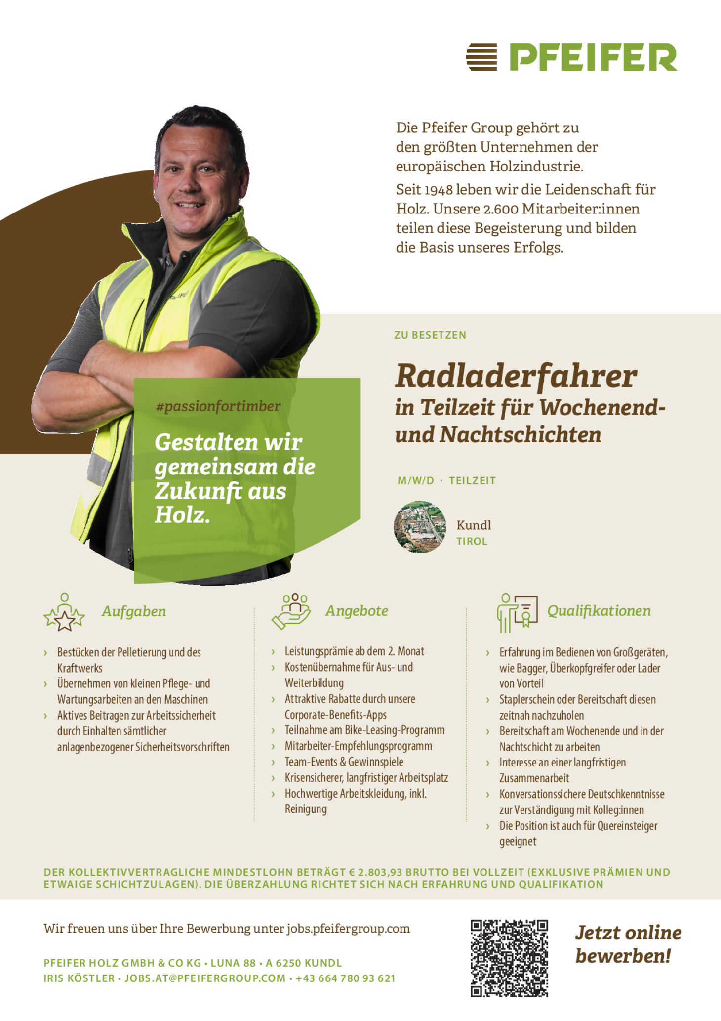 Radladerfahrer in Teilzeit für Wochenend- und Nachtschichten (m/w/d)
