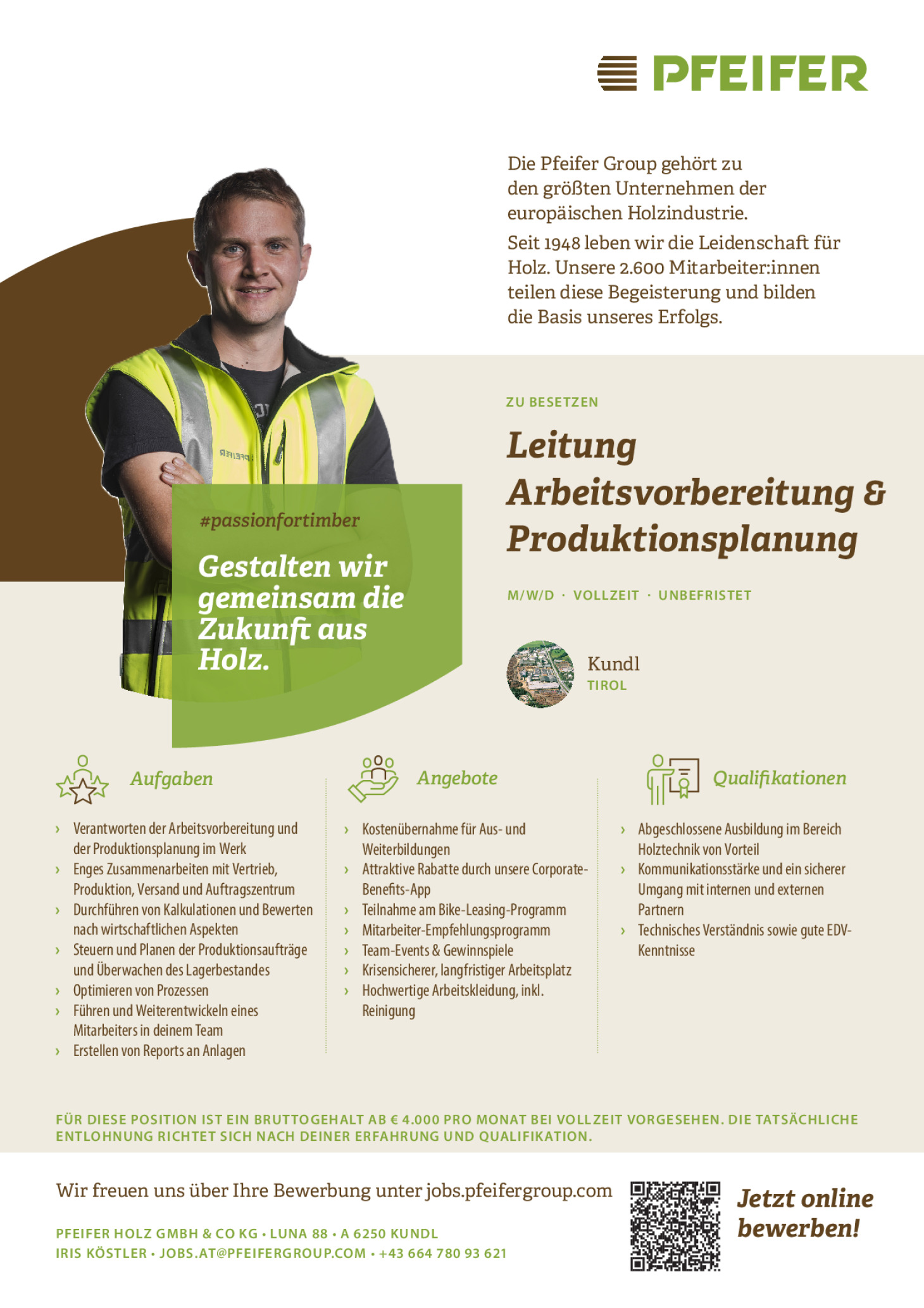 Leitung Arbeitsvorbereitung und Produktionsplanung (m/w/d)