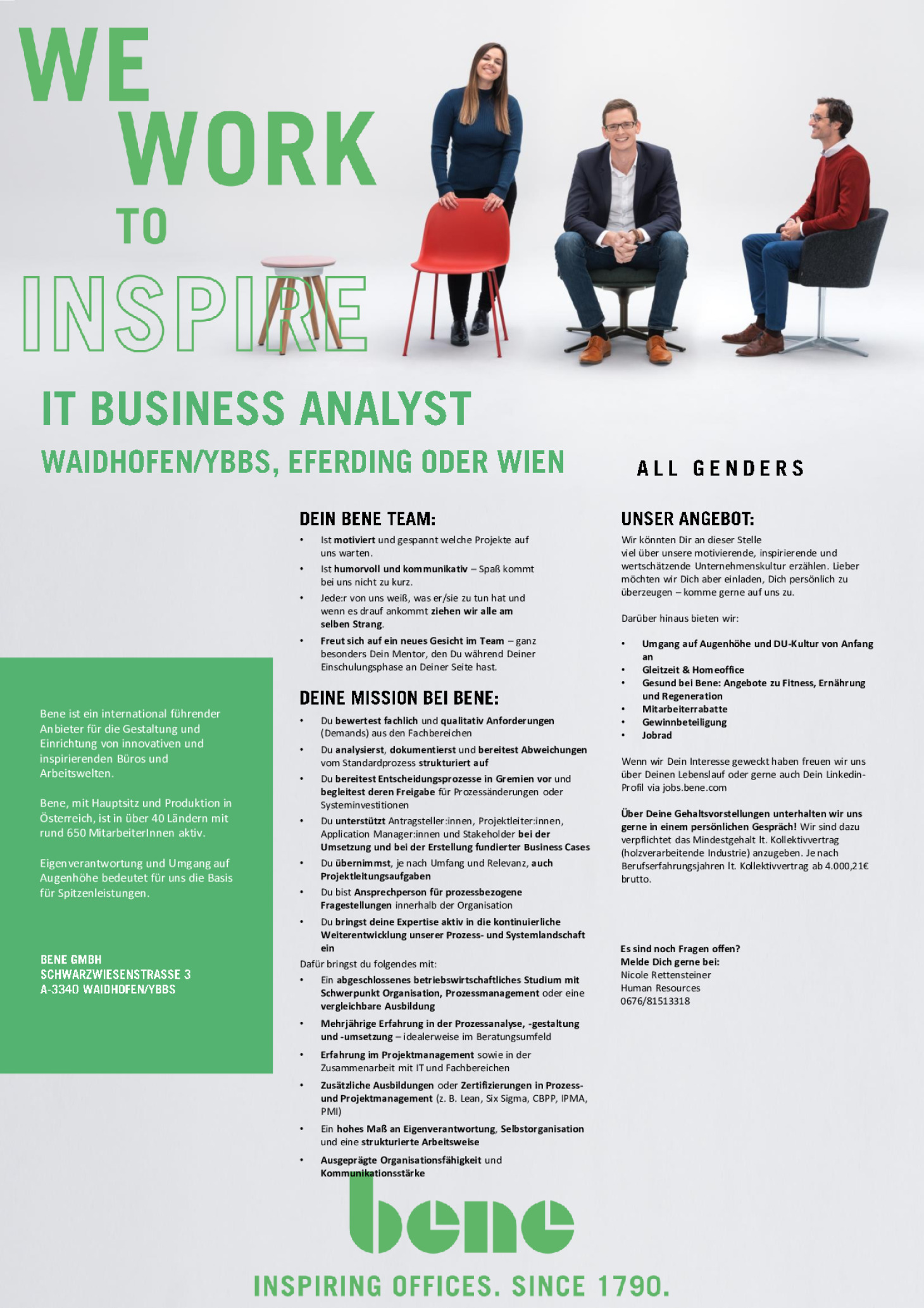 IT BUSINESS ANALYST (ALL GENDERS)