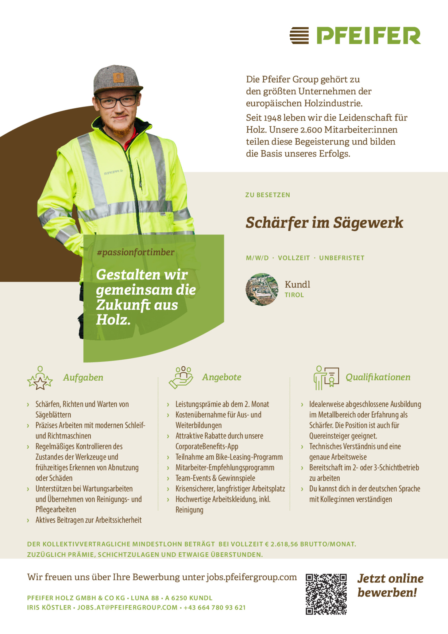 Schärfer im Sägewerk (m/w/d)